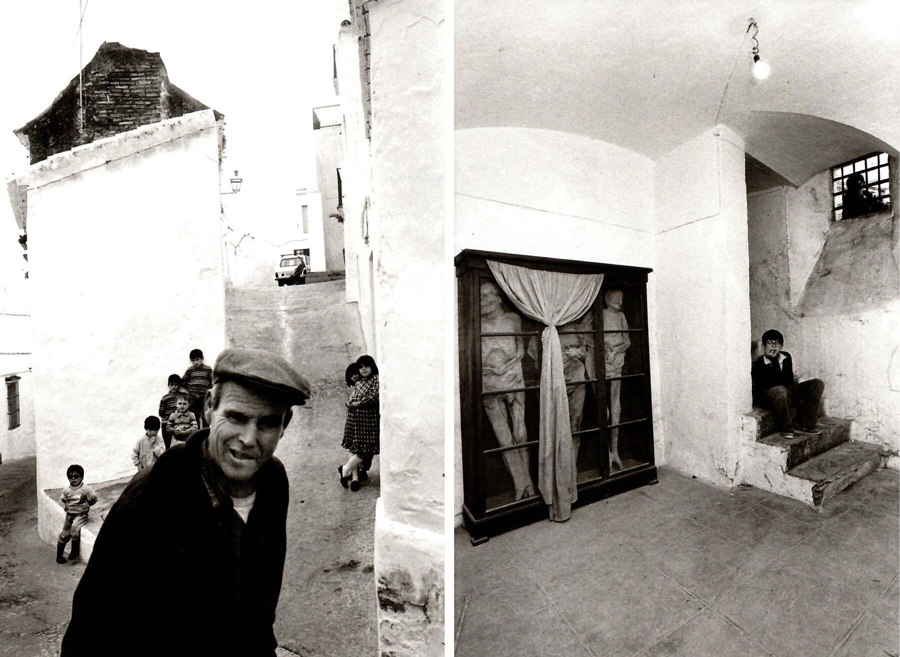Fotos 14 y 15. Del reportaje monográfico La España Mágica. A la izda. Cádiz 1986. A la drcha. Andalucía 1982. (Fotos Koldo Chamorro, cortesía de la familia)