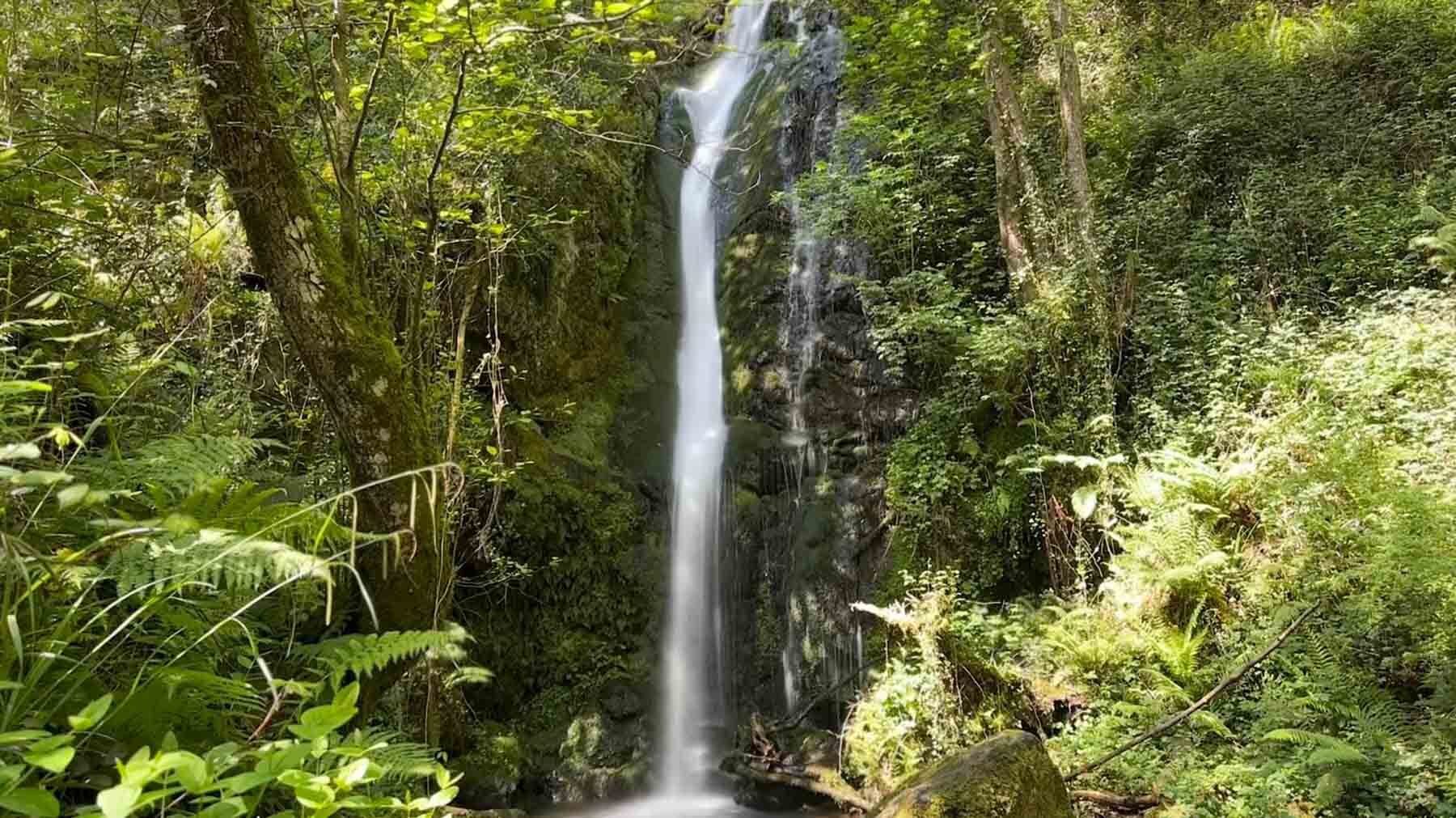 Cascada de Bisusta en la Vía Verde del Bidasoa. IRANZU LARRASOAÑA