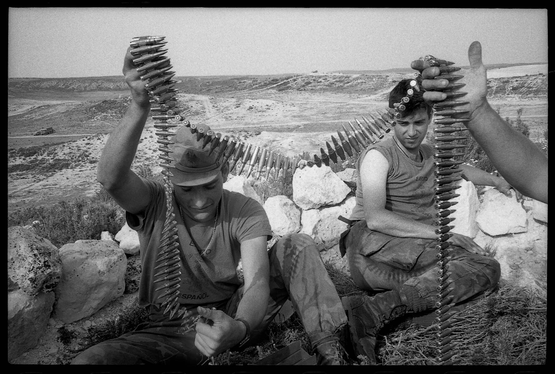 Foto 02. Reportaje de la mili. 1992. (Foto David Artigas, cortesía del autor)