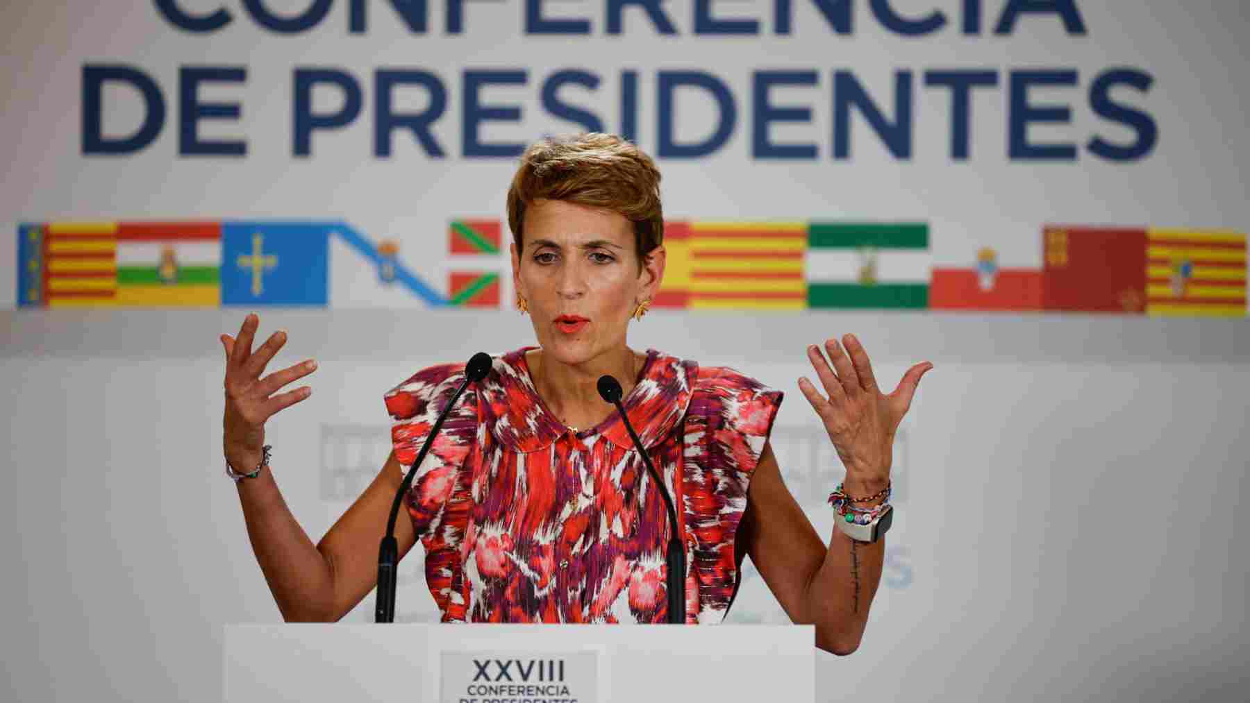 Chivite carga contra Ayuso tras la conferencia de presidentes: 