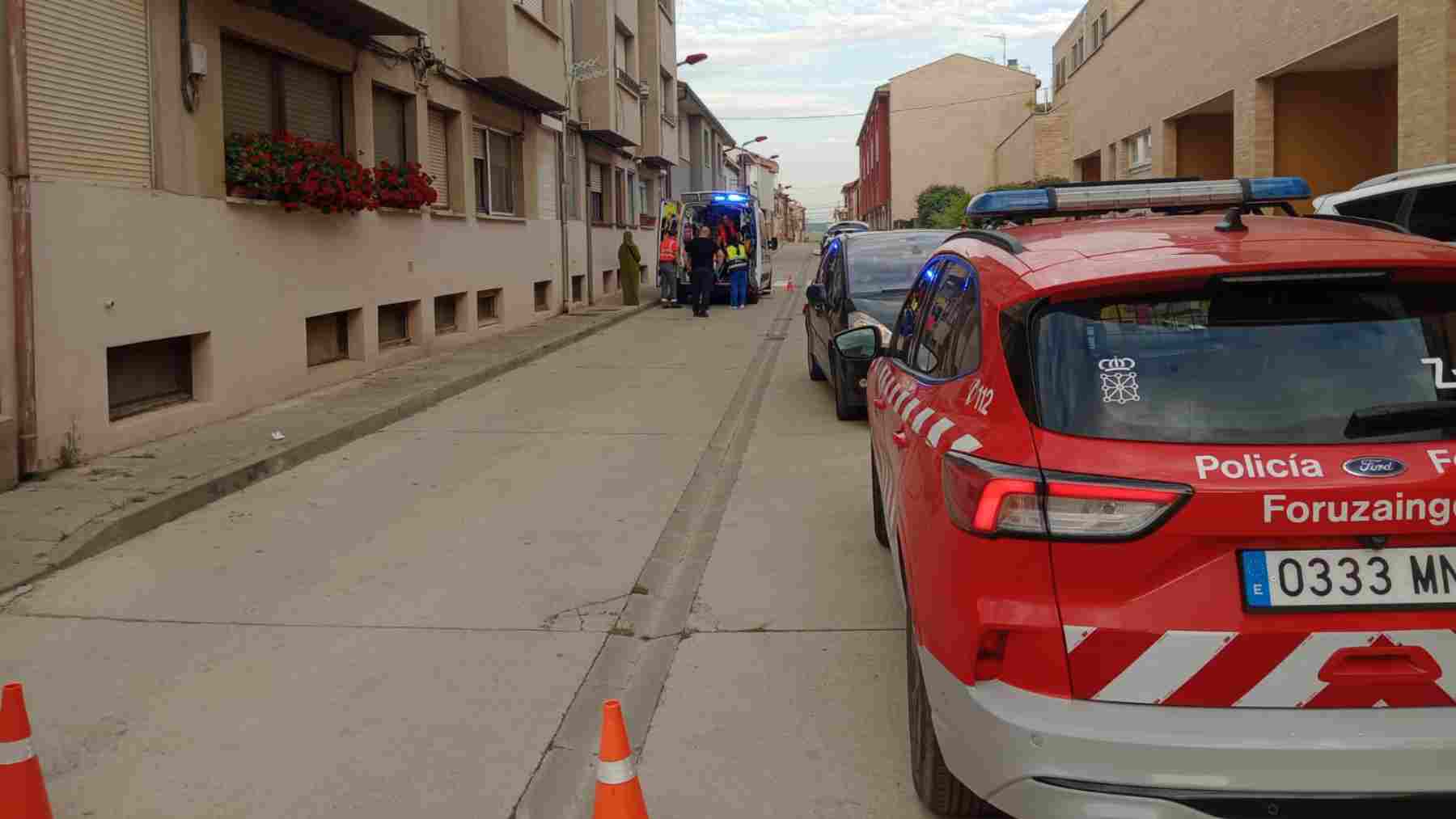 Herido muy grave un niño de 9 años tras sufrir un atropello en un pueblo de Navarra
