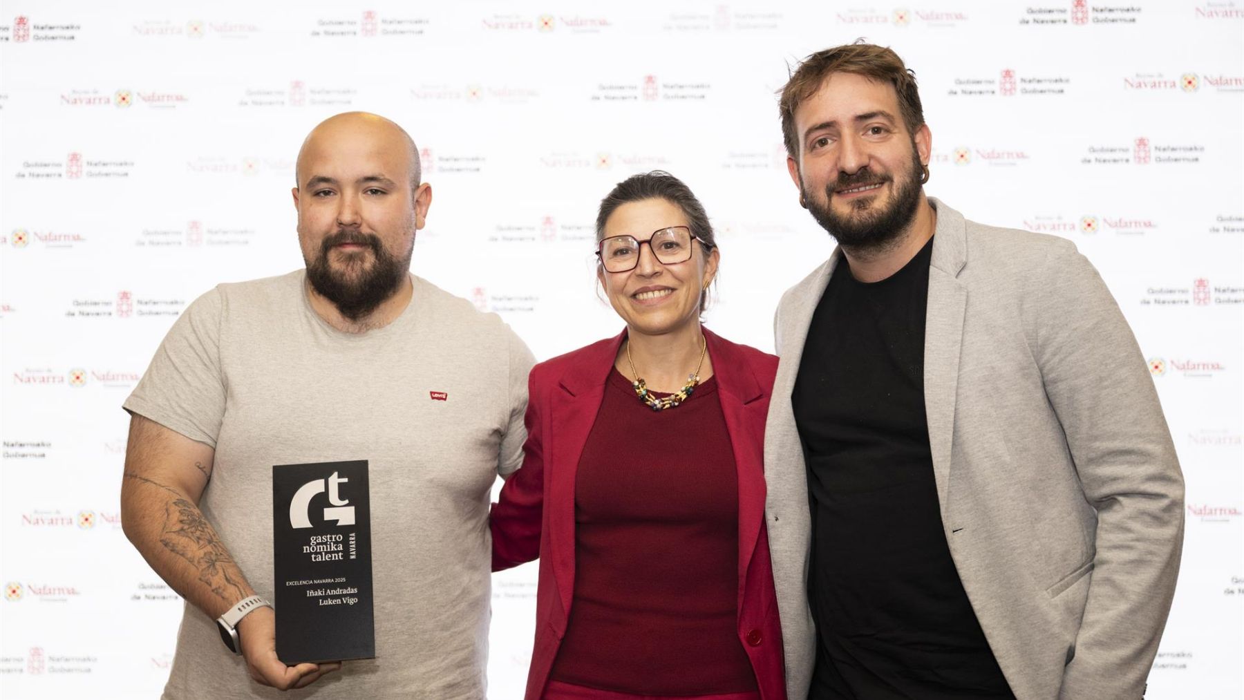 Los dos cocineros de un restaurante de Pamplona que han sido galardonados con la 'Excelencia Navarra'