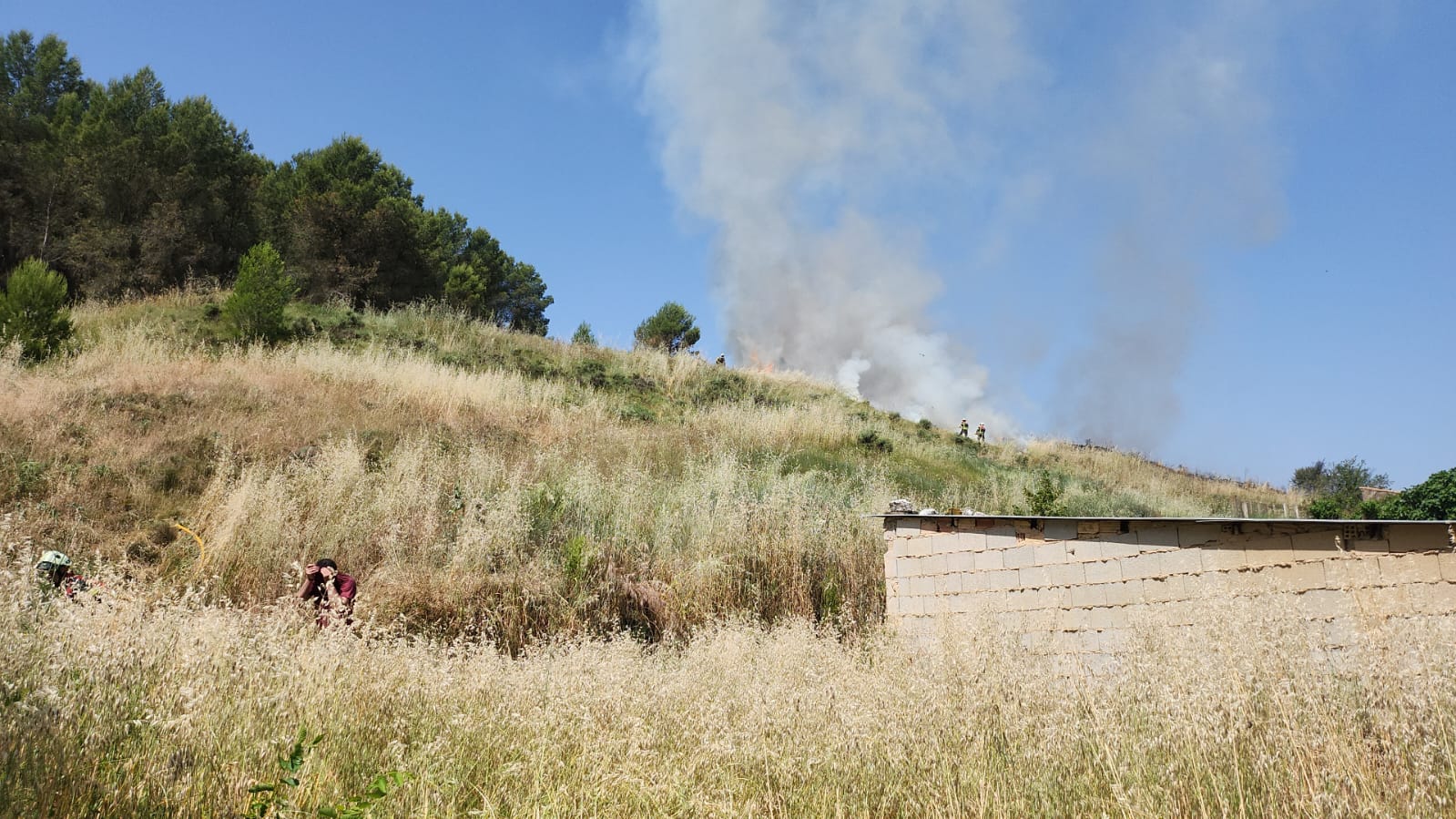 El calor ya afecta a Navarra: intervienen en incendios en dos pueblos de Navarra