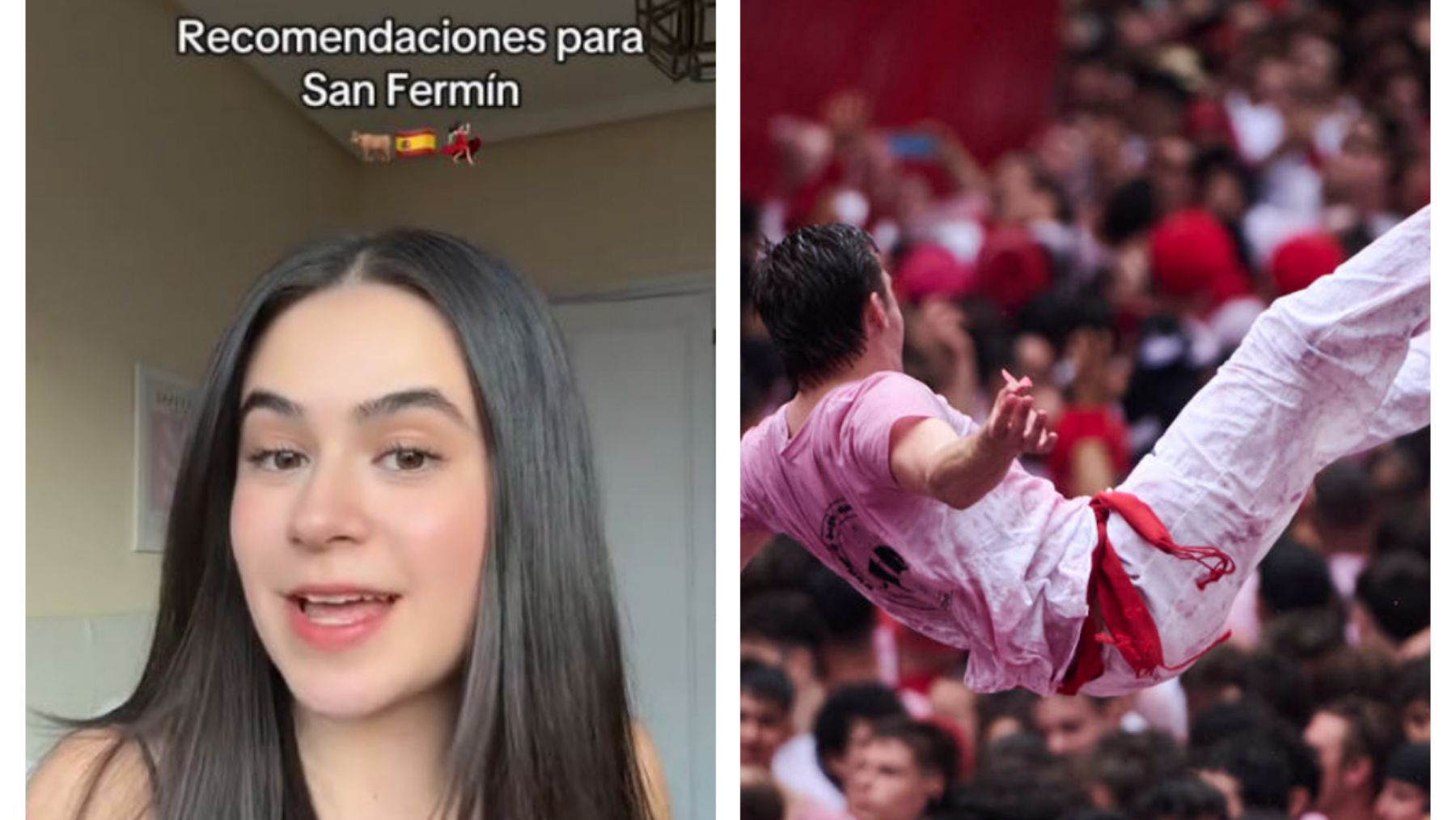 Los consejos que nadie te cuenta para San Fermín: una tiktoker lo explica sin filtros y arrasa en redes