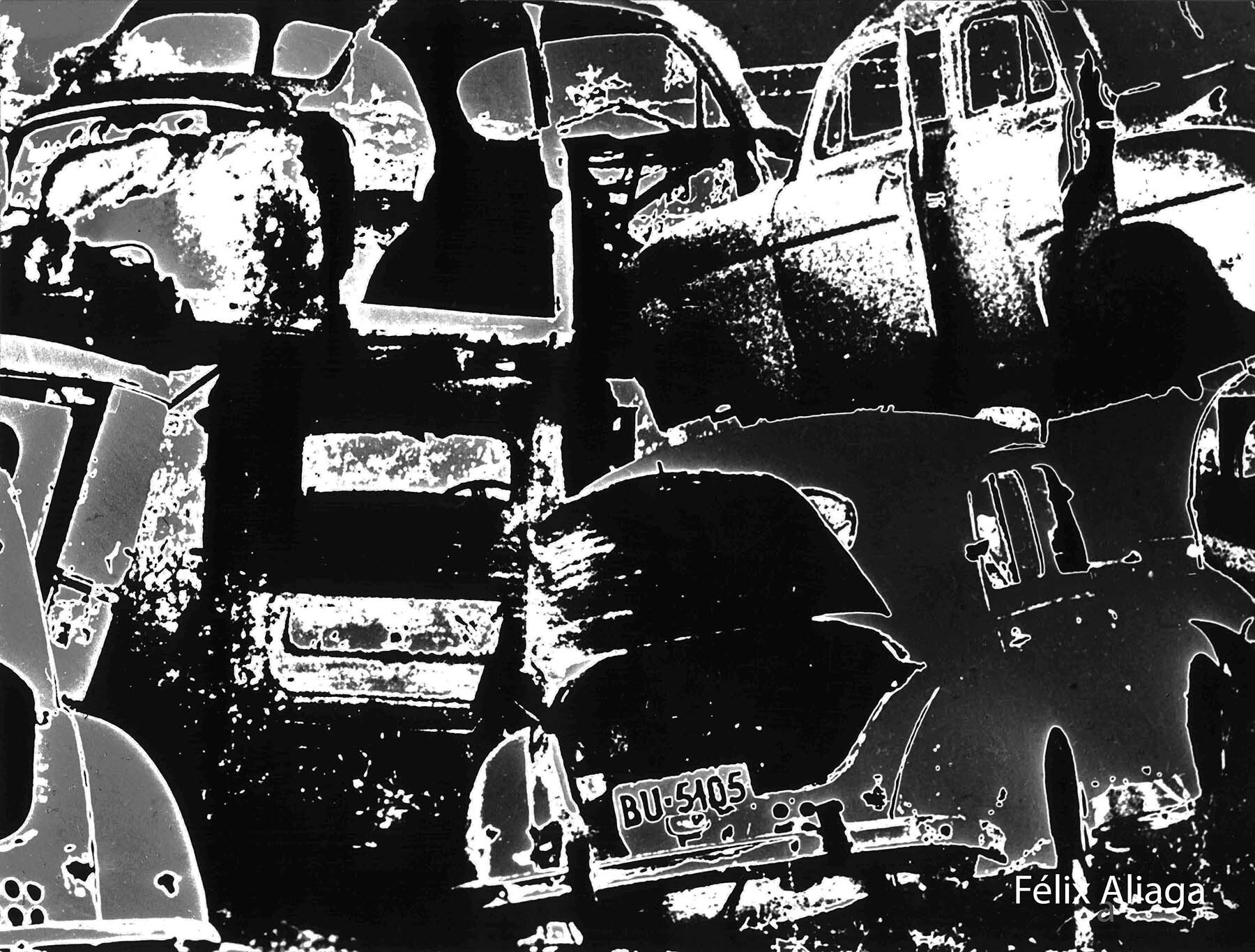 Foto 06. BU-5105. Solarización de un desguace. (Foto Félix Aliaga, cortesía de la familia)