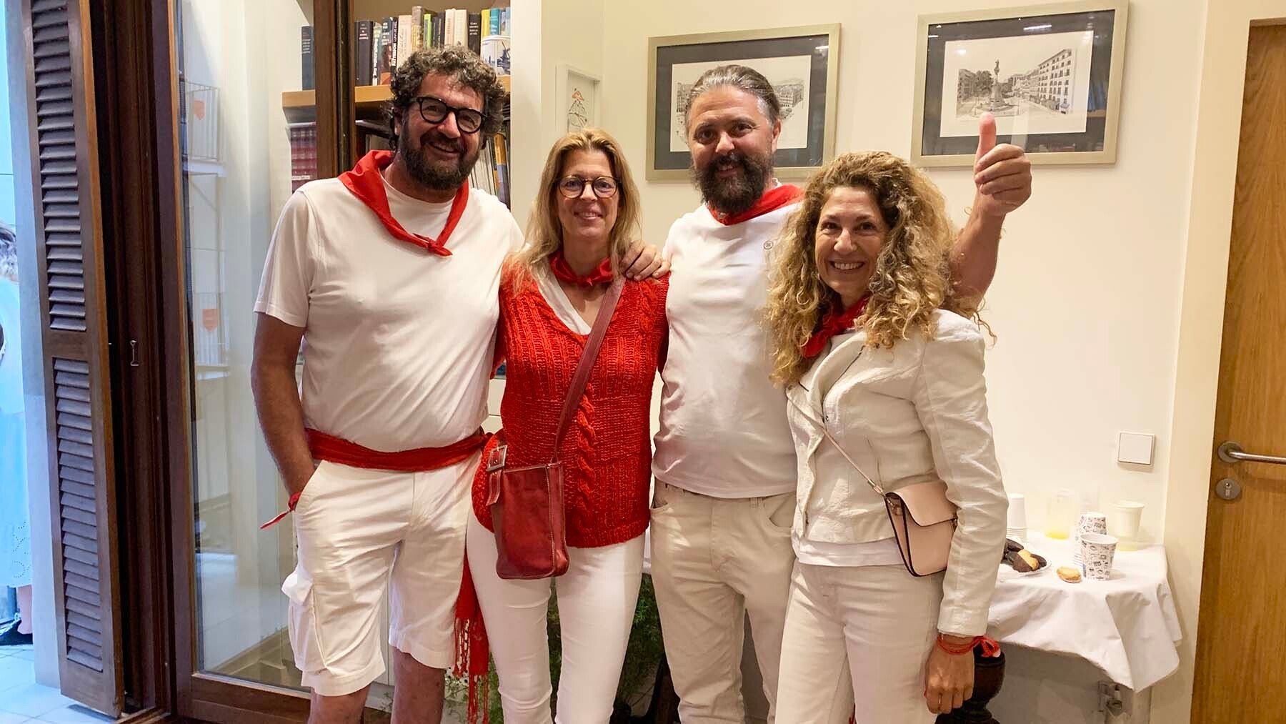 Desde Mallorca para ver el encierro de San Fermín en directo por primera vez: 