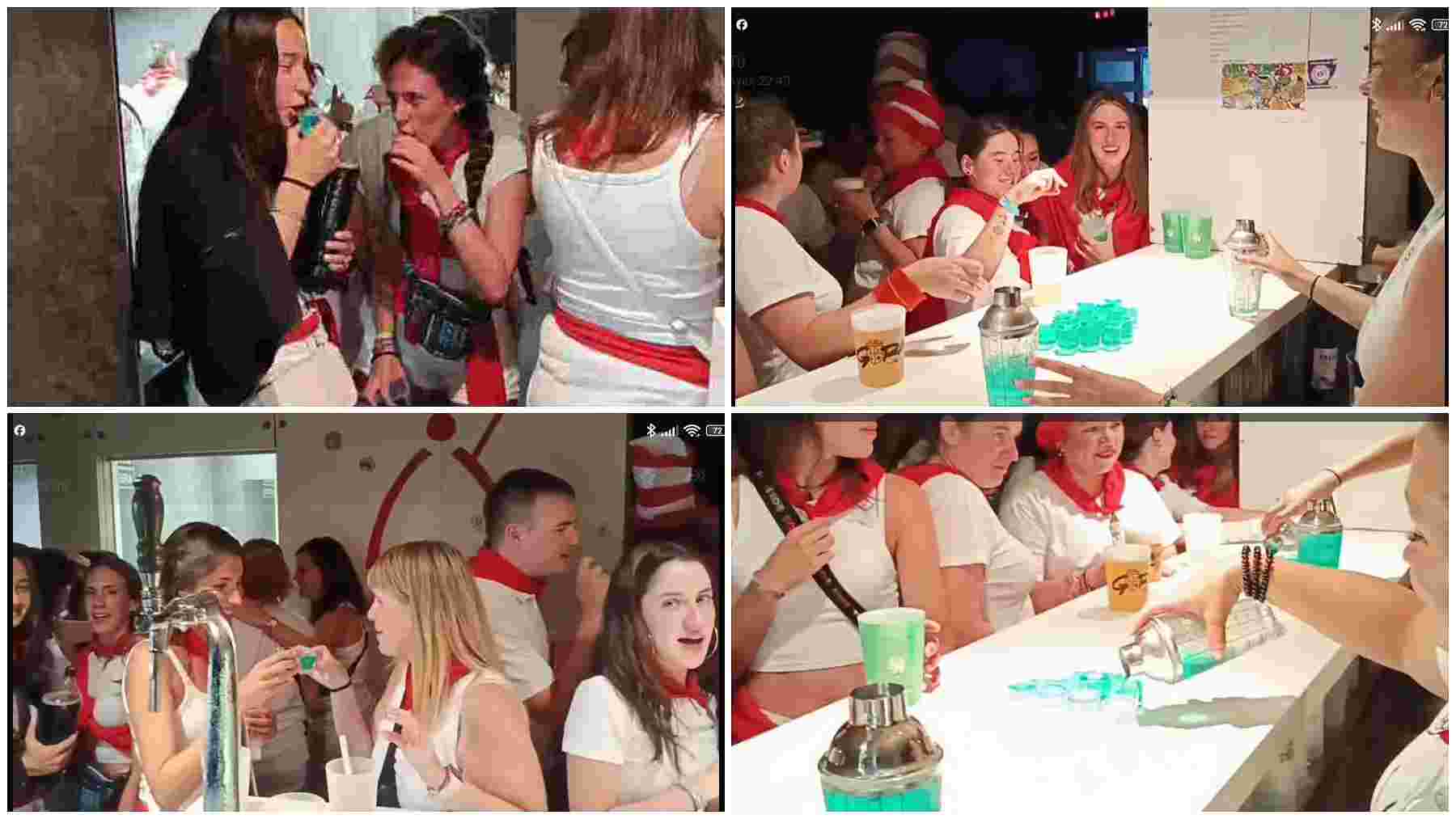 La peña de Pamplona que invita a chupitos a todos en San Fermín cuando suena su himno