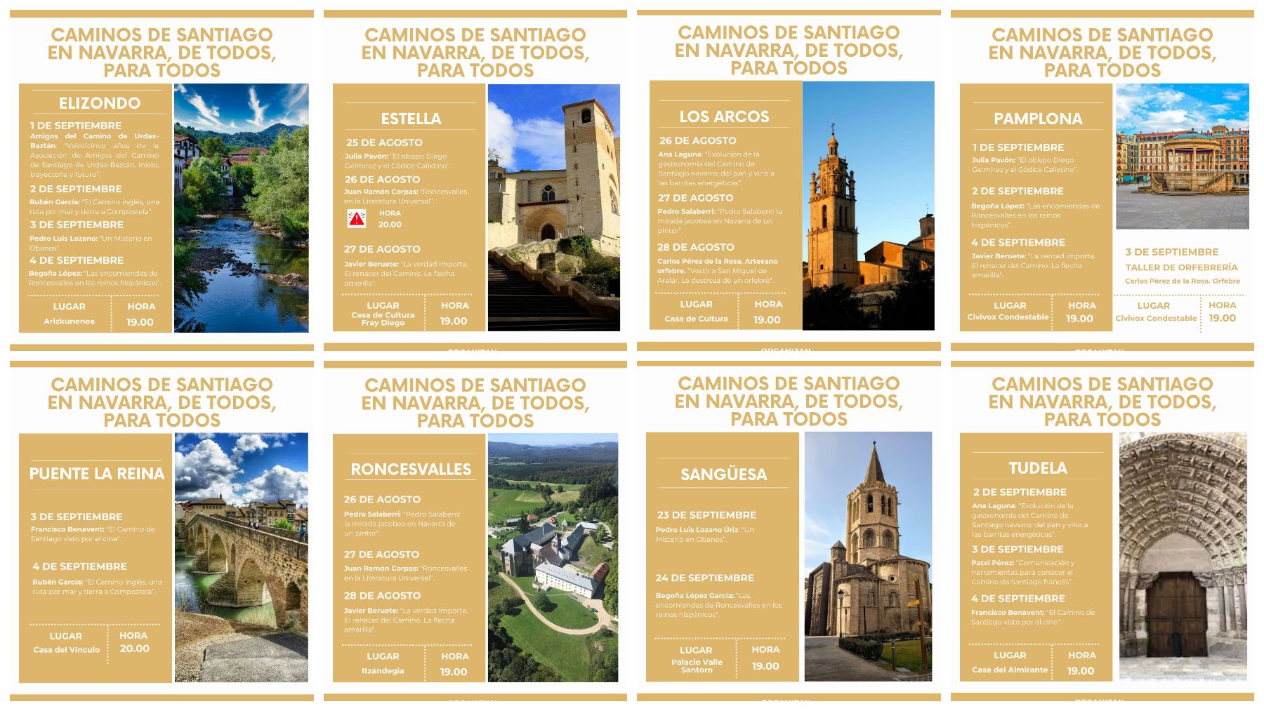 Programa por localidades.