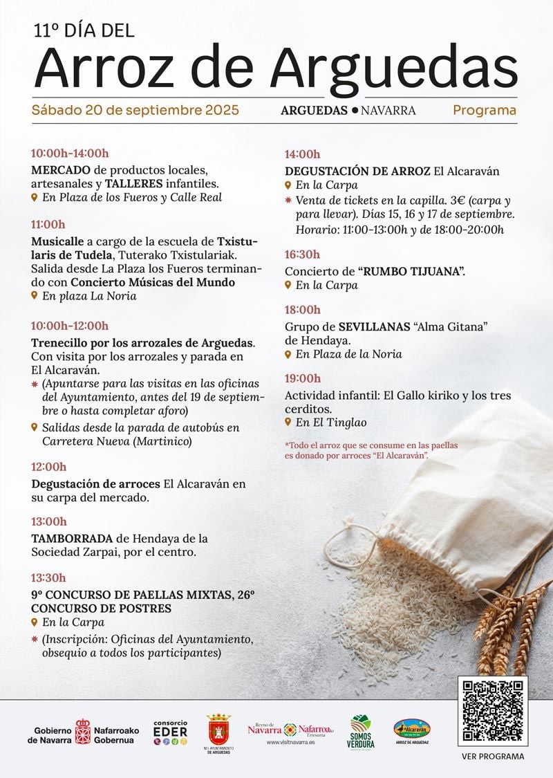 Día del Arroz 2025 en Arguedas.