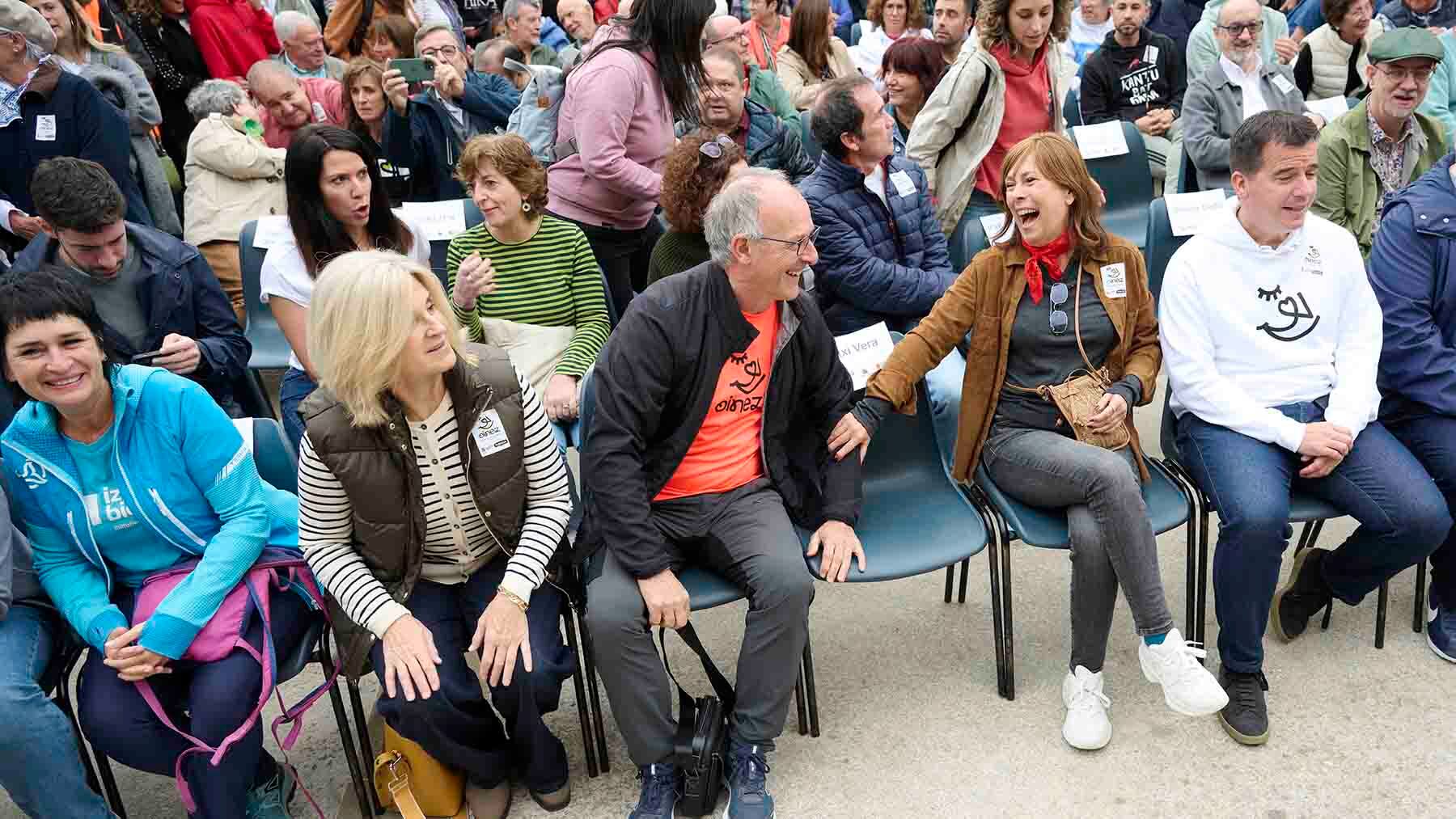 Villava celebra el Nafarroa Oinez 2025 en favor del euskera con presencia de cargos del Gobierno vasco y sin Chivite