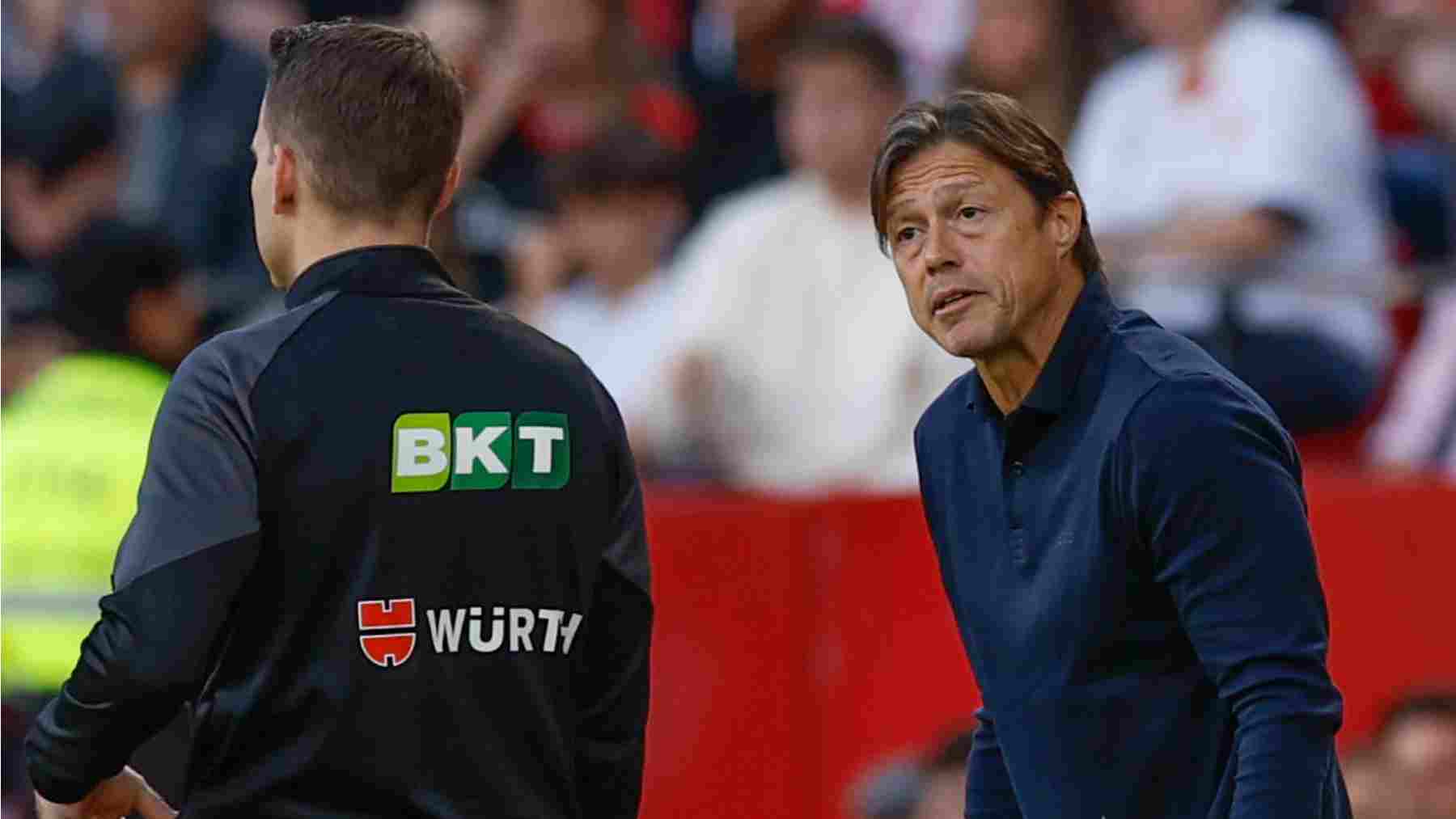 El entrenador del Sevilla explica el cambio al descanso que derrotó a Osasuna en el Sánchez Pizjuán