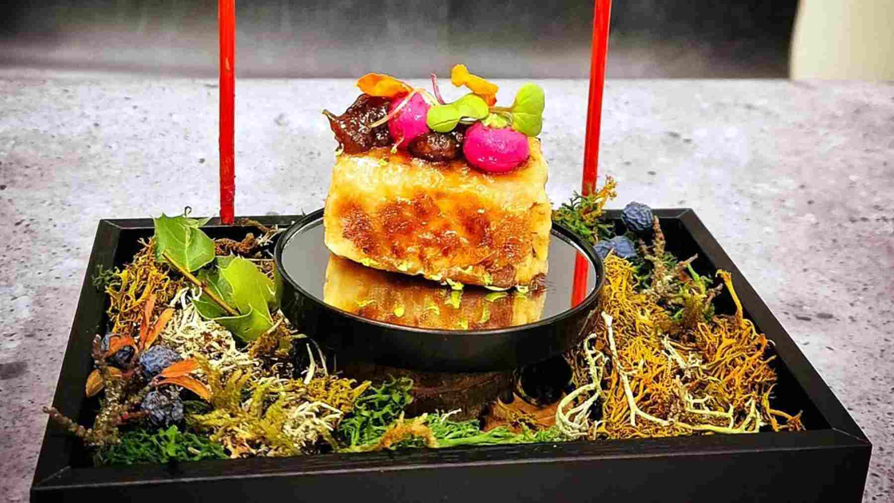 El delicioso y colorido pincho de un chef navarro que ha conquistado un prestigioso concurso medieval