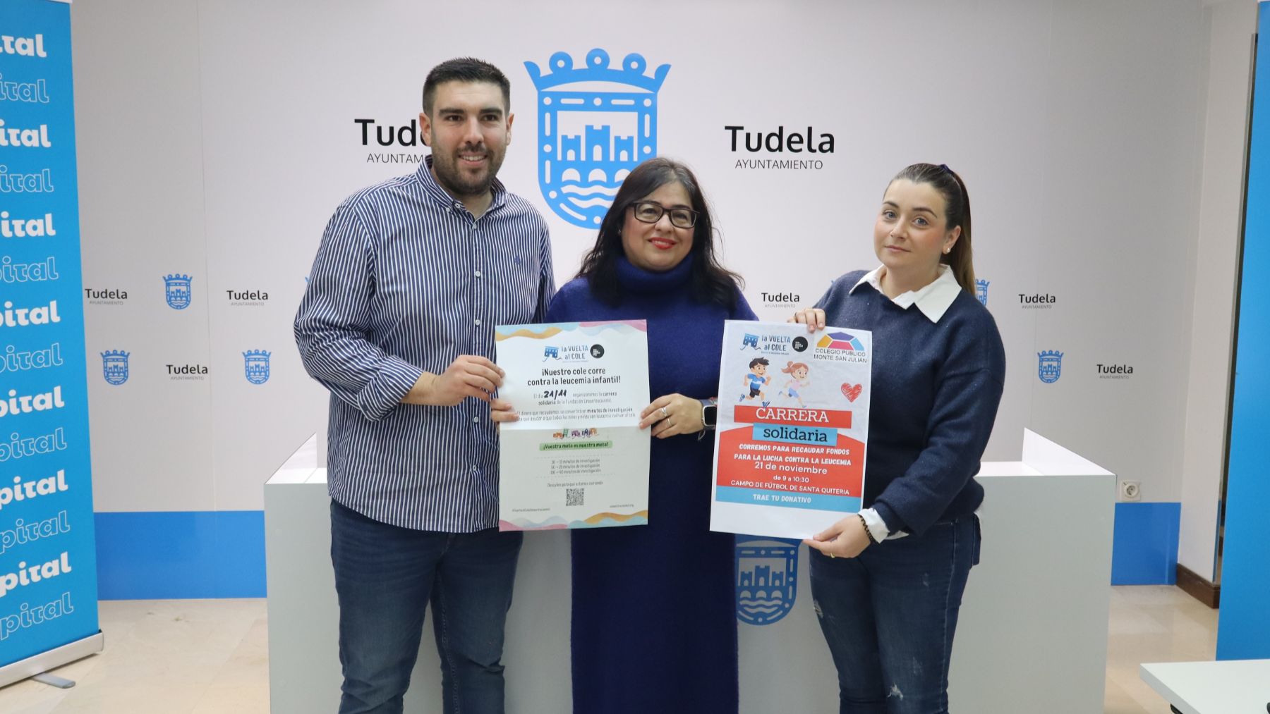 La carrera solidaria en una localidad de Navarra para apoyar la lucha contra la leucemia infantil