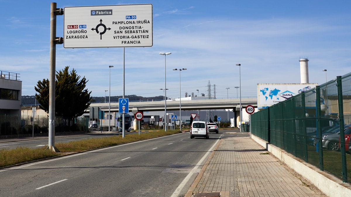 Lluvia de millones para los nuevos puentes que cambiarán la entrada a los polígonos de Landaben y Arazuri-Orcoyen