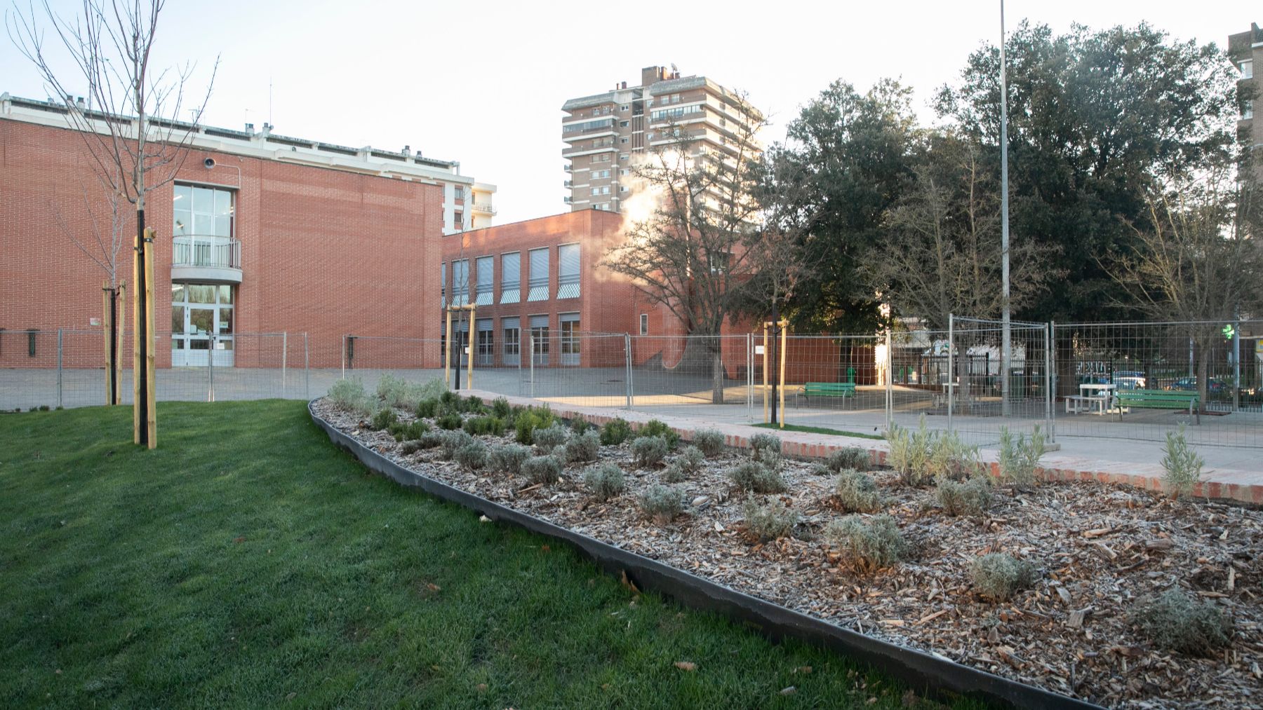 Pamplona selecciona dos patios escolares para una transformación verde que llegará a más de 600 alumnos
