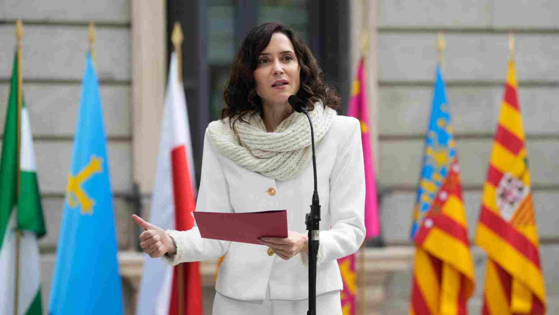Ayuso (PP) acusa al gobierno de María Chivite de estar inmerso en 