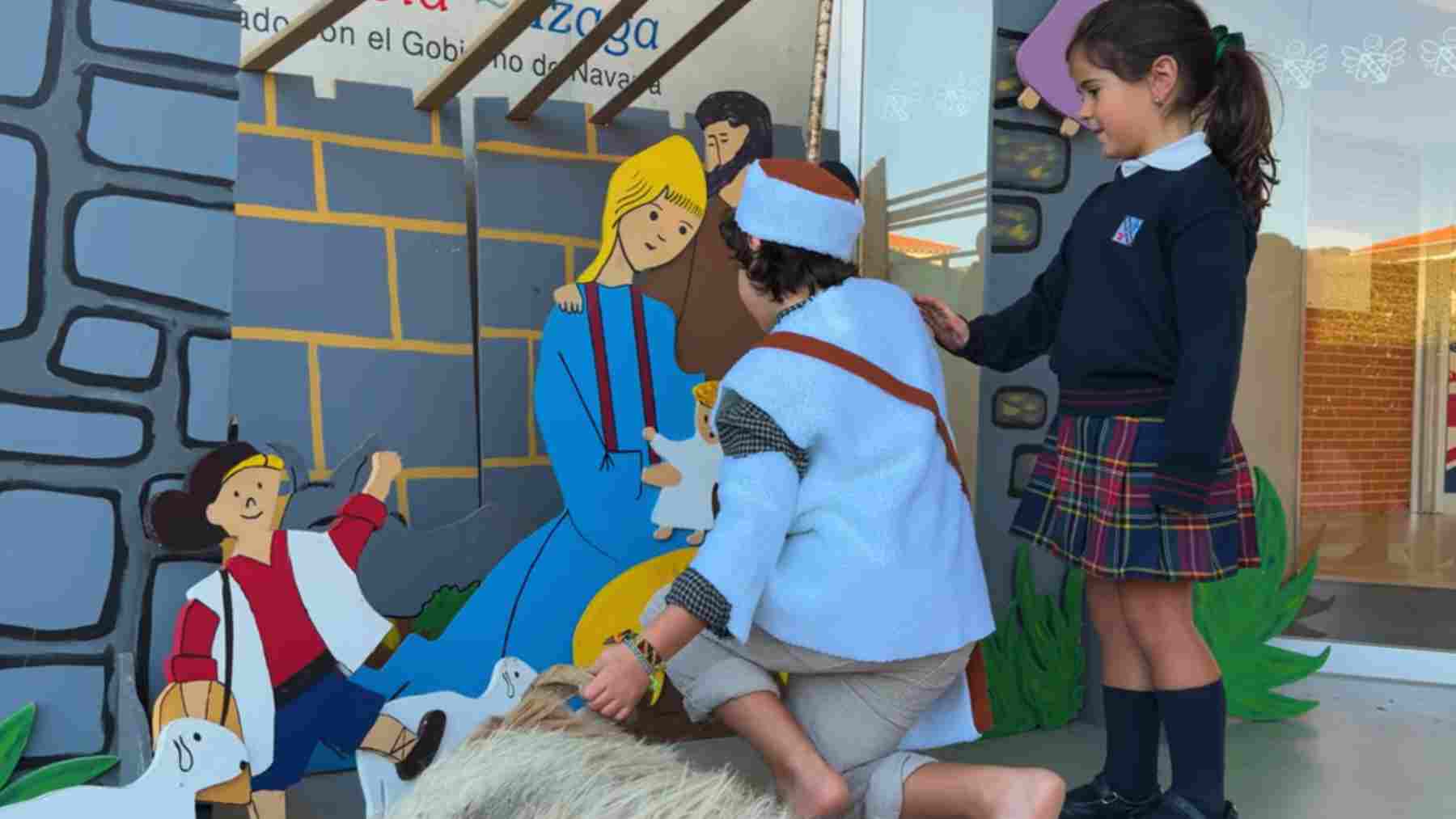 VIDEO | El emotivo villancico de un colegio de Pamplona que enamora por su mensaje de alegría y sencillez