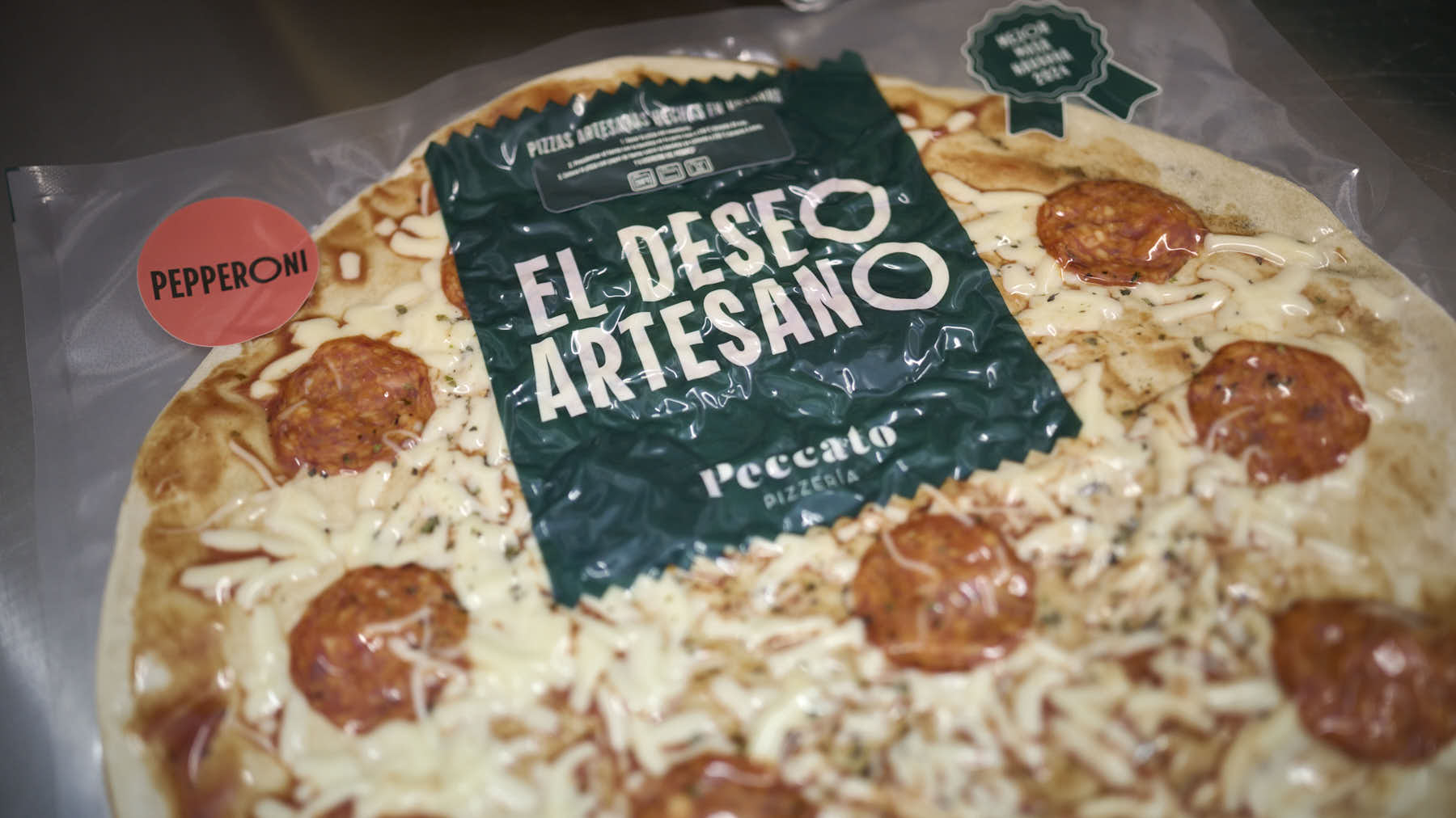 Igor de la Fuente de la pizzería Peccato. PABLO LASAOSA