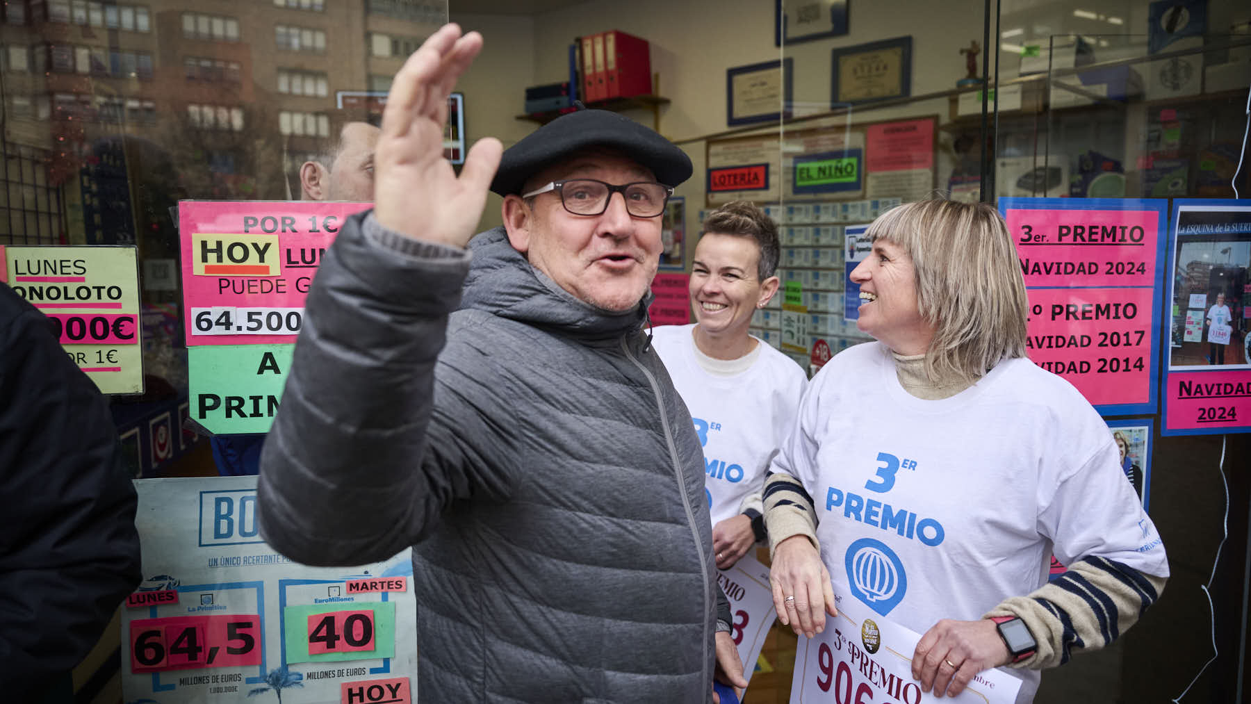 La suerte de la Lotería de Navidad sonríe en Navarra con pellizcos muy celebrados