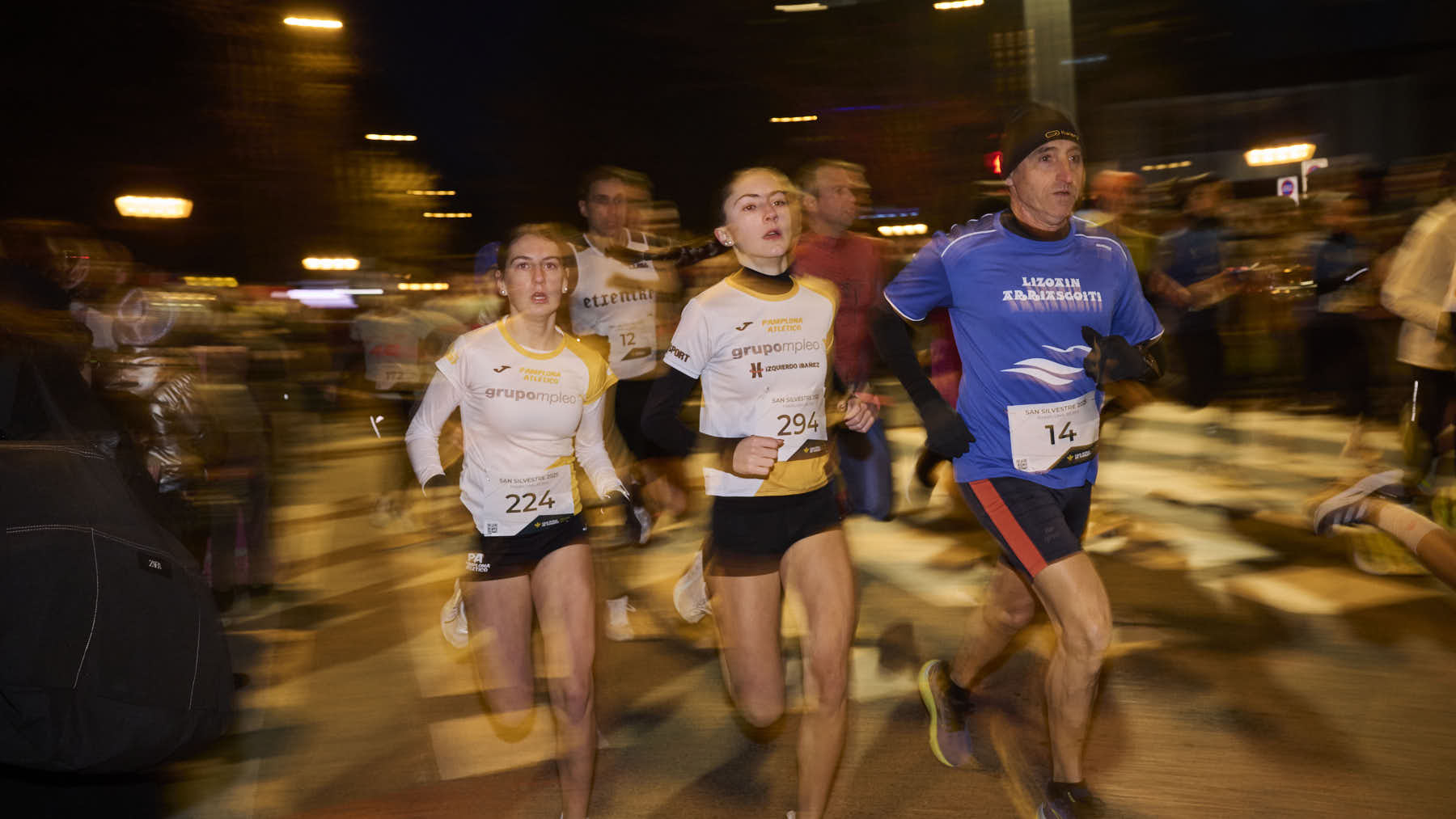 La San Silvestre de Pamplona más accidentada rompe la tradición y el récord de participantes