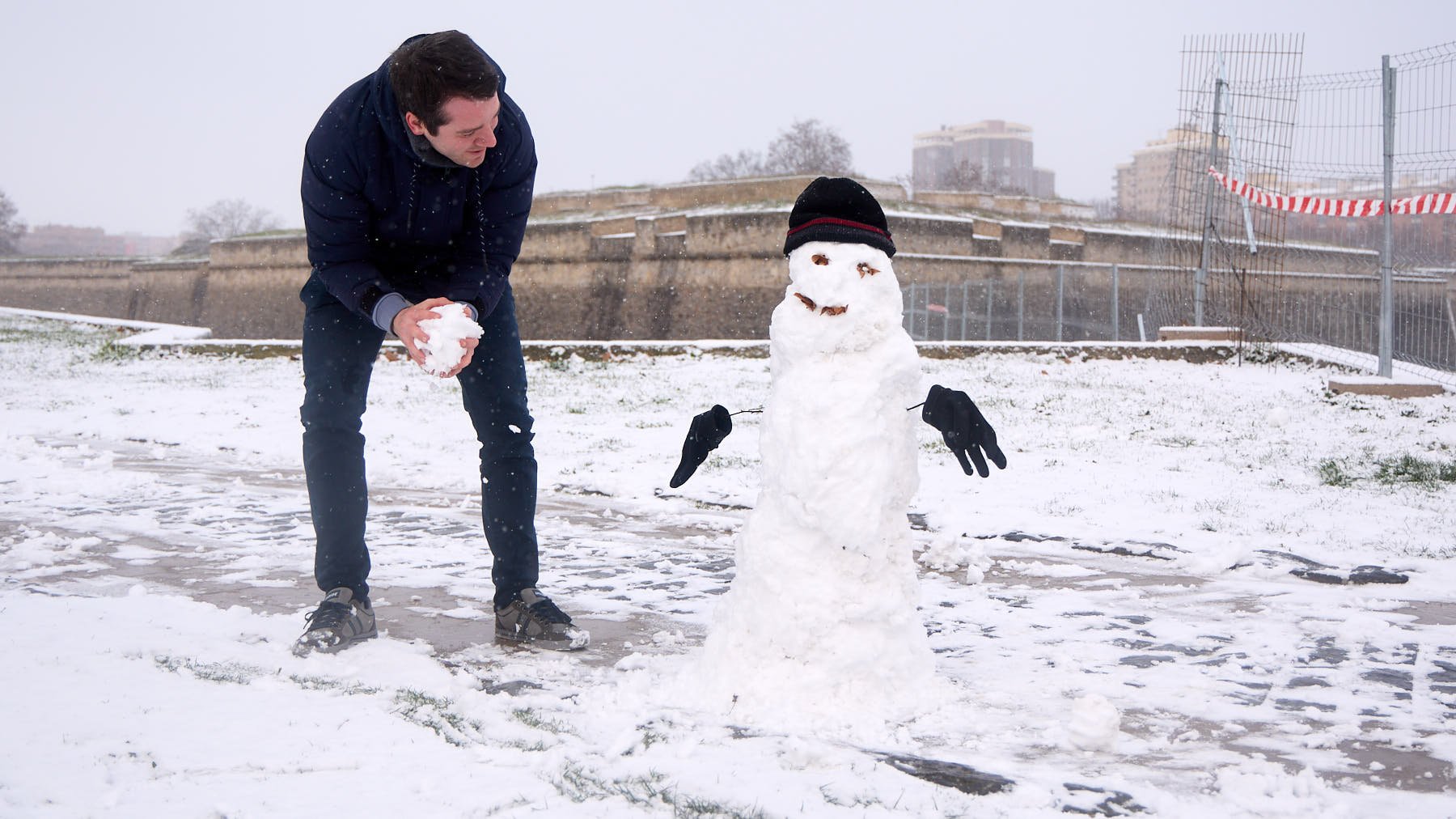 Nieve, chubascos y viento: el aviso amarillo se mantiene en Navarra hasta la madrugada