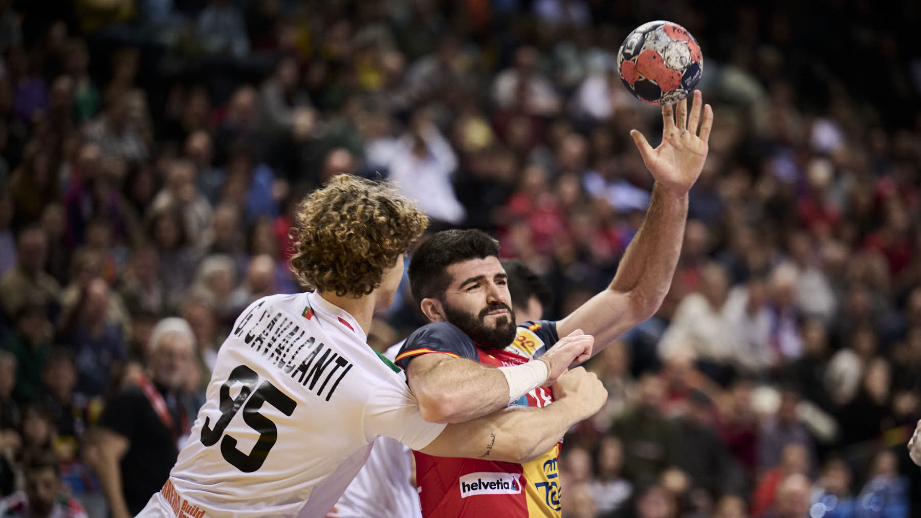 Torneo Internacional de Espa&ntilde;a de Balonmano en el que los Hispanos se han enfrentado a Portugal. PABLO LASAOSA