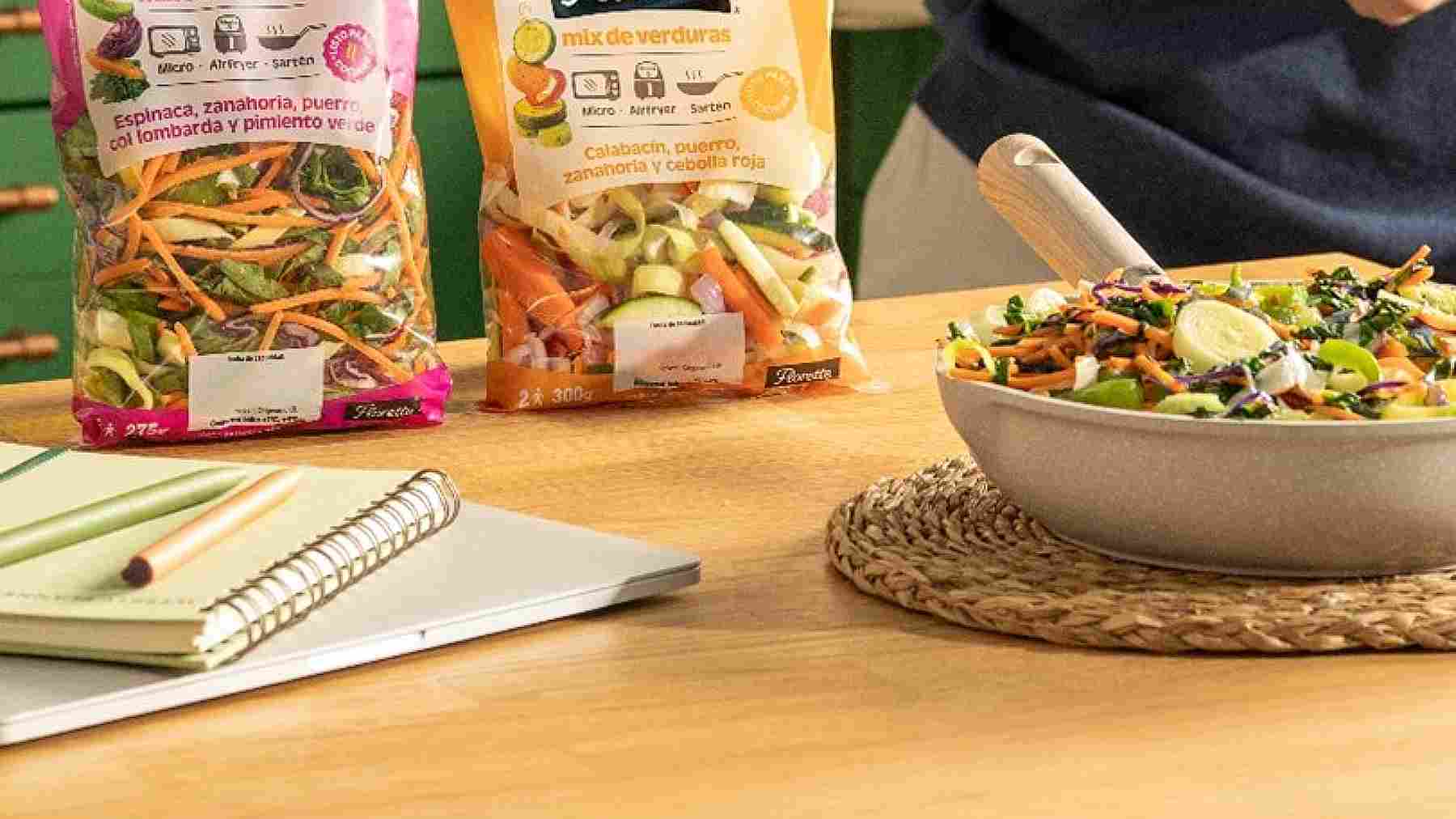 La empresa navarra de verduras que ha sacado dos recetas listas para air fryer, microondas o sartén