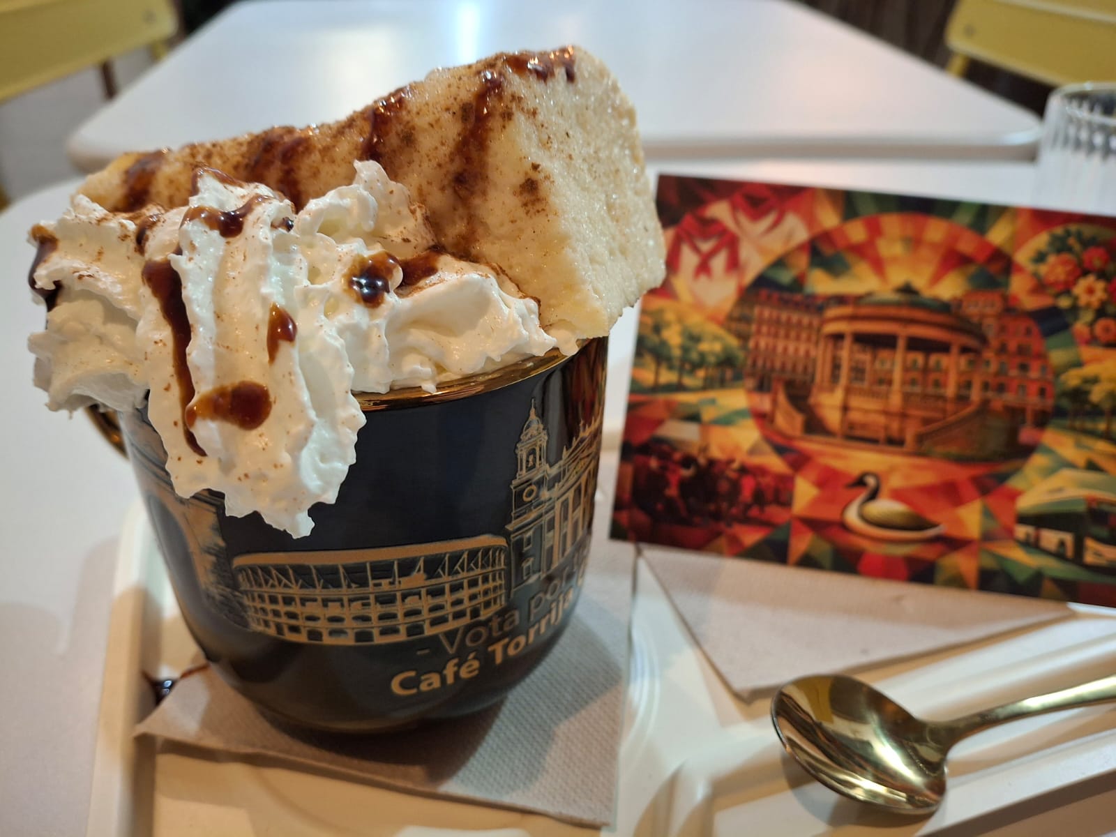 Café Torrija Caramelo, la nueva especialidad de Cortau Café. NAVARRA.COM