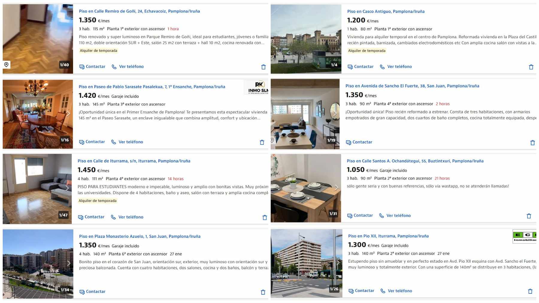 Las inmobiliarias responden a la declaración de mercado tensionado del Gobierno de Navarra: 