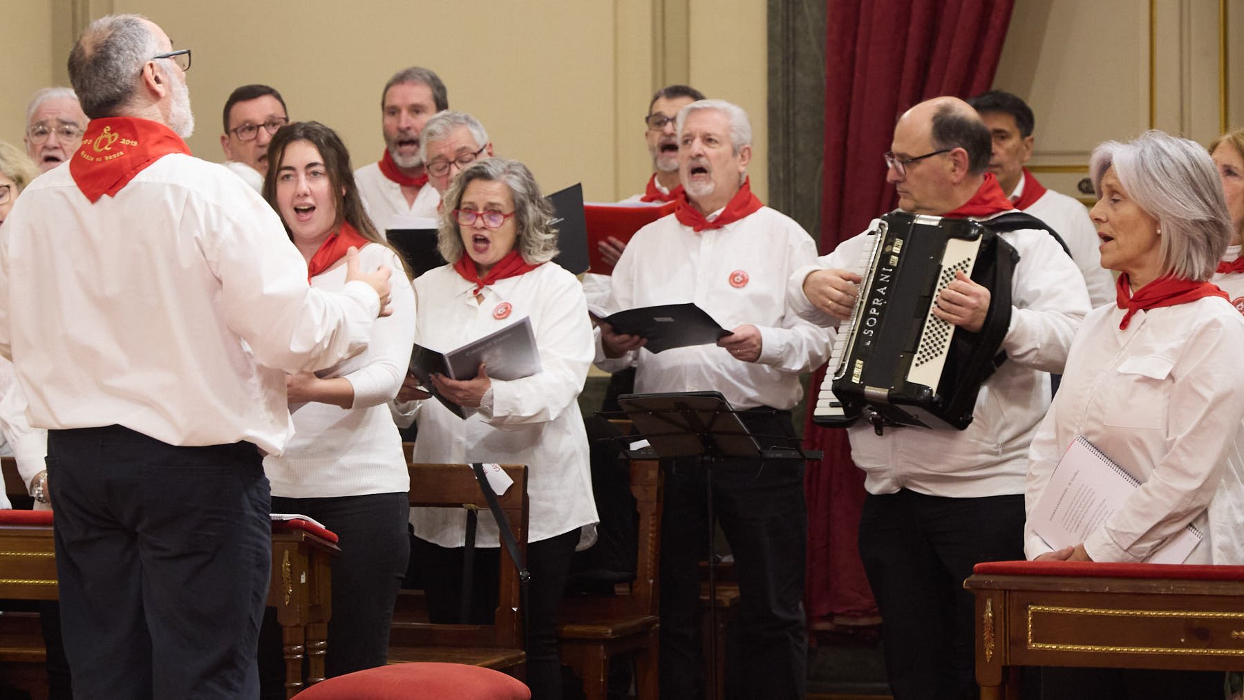 Misa correspondiente al segundo pelda&ntilde;o de la escalera de San Ferm&iacute;n 2026. I&Ntilde;IGO ALZUGARAY