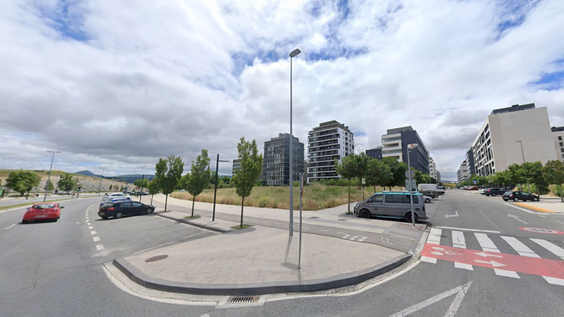 El barrio de Pamplona que tendrá un nuevo Civivox: tranquilo, con zonas verdes y junto a un colegio