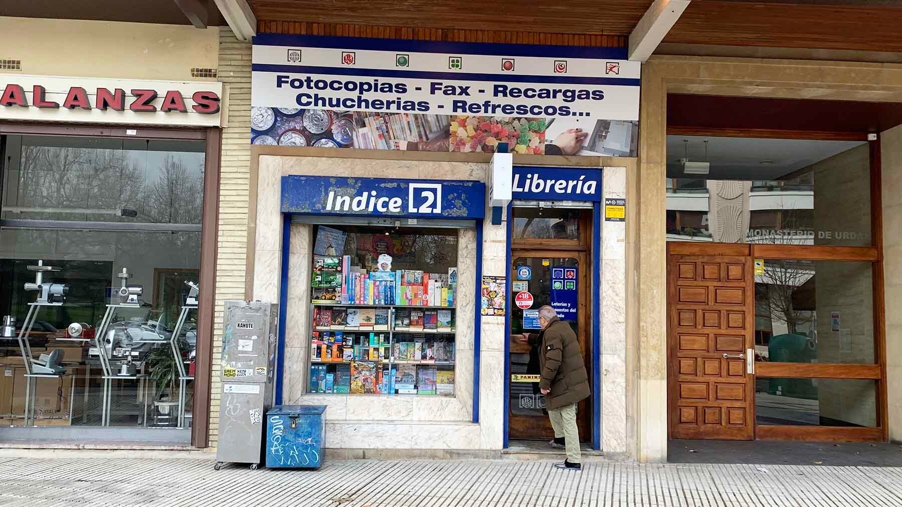 La librería Índice2 está en la calle Monasterio de Urdax 5 en Pamplona. Navarra.com