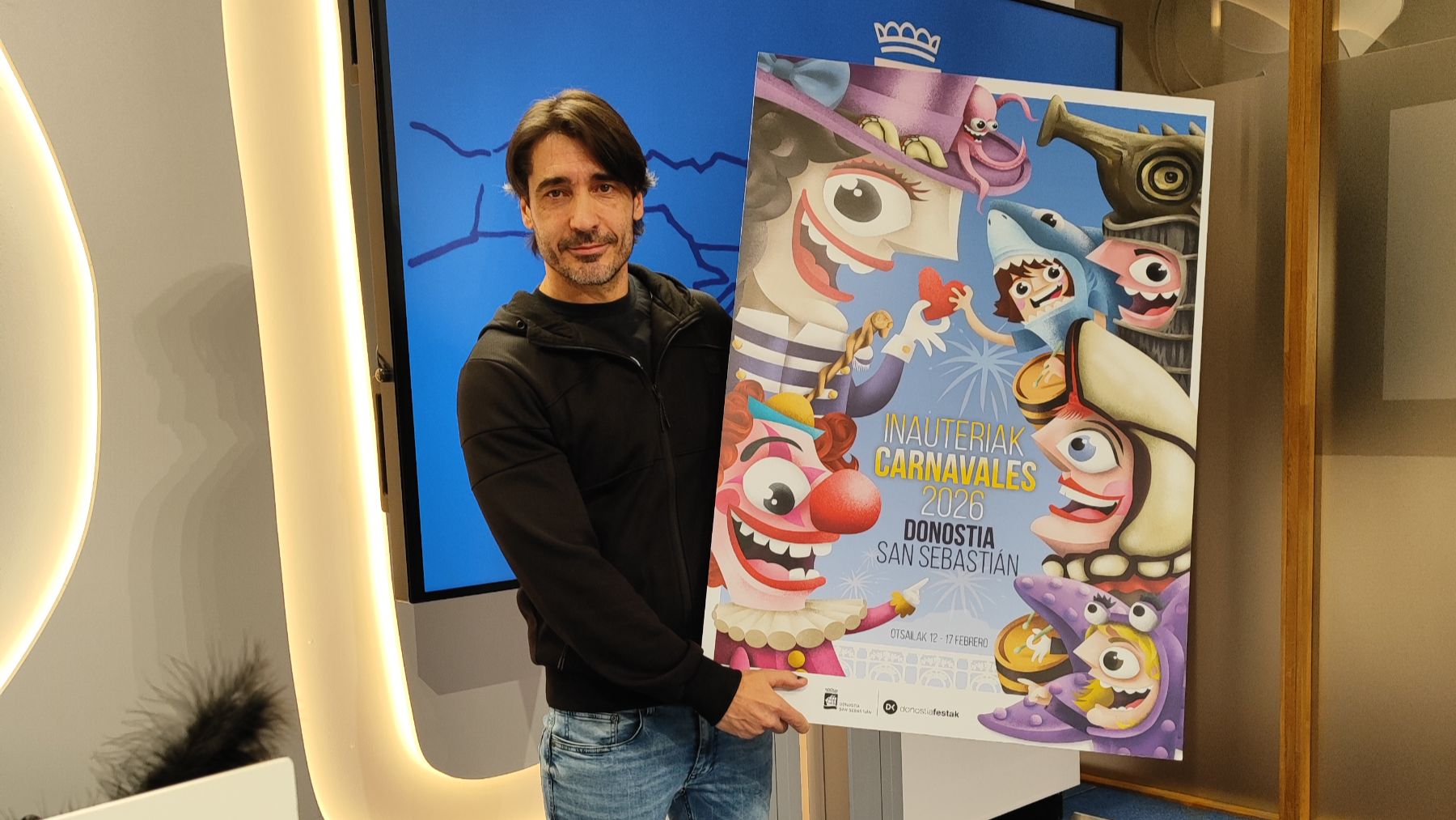 Un navarro, elegido para diseñar el cartel de los Carnavales de San Sebastián: 