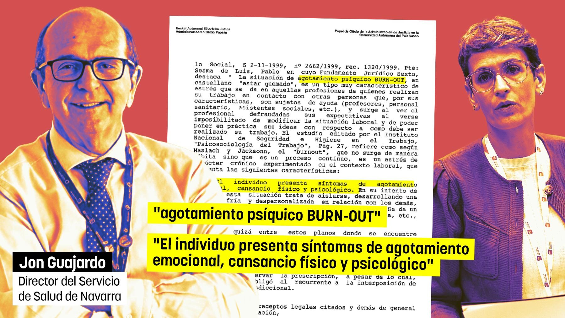 El fichaje de Chivite para dirigir la Sanidad navarra fue acusado de acoso laboral en 2006 durante su etapa en el País Vasco