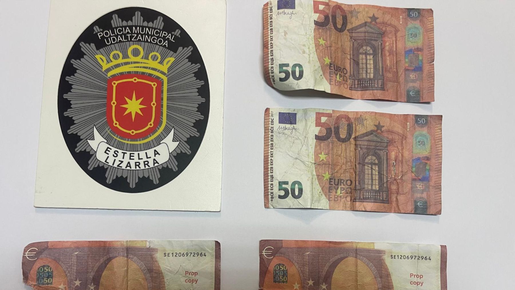 Alerta en Navarra: la policía investiga el uso de billetes falsos de 50 euros tras cuatro denuncias