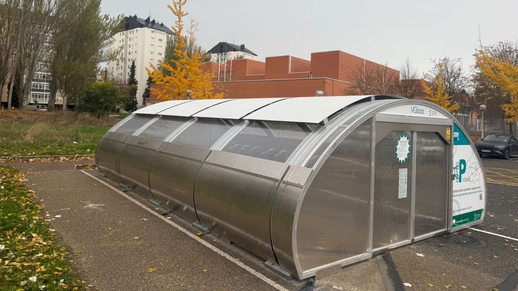 Dos barrios de Pamplona contarán pronto con nuevos aparcamientos seguros para bicicletas