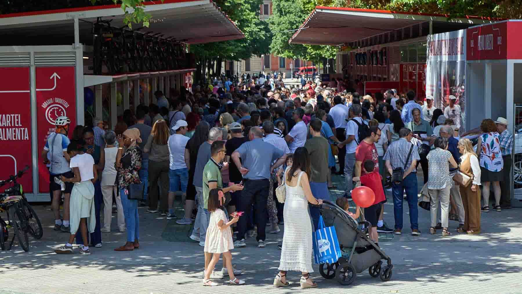 Las obras de Asirón se cargan la Tómbola de San Fermín del paseo de Sarasate: traslado obligatorio