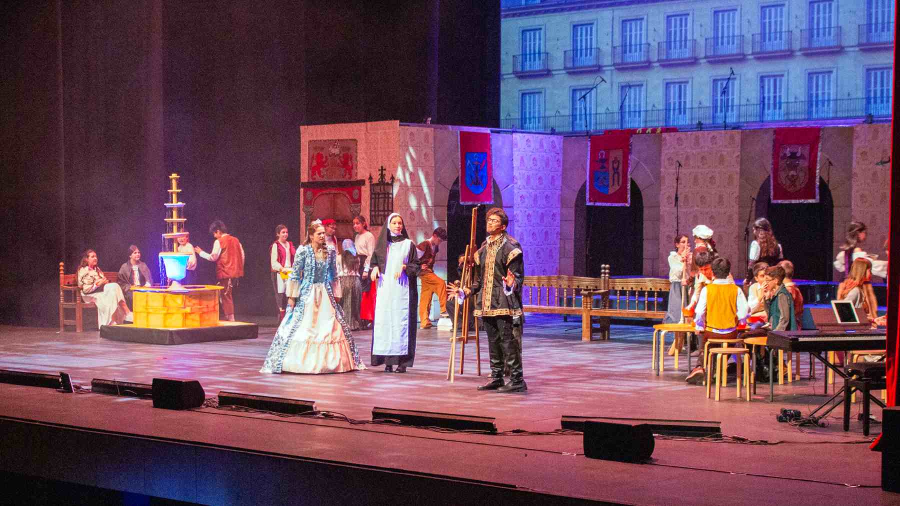 Un pastor en la corte: el musical del colegio Irabia-Izaga. CEDIDA