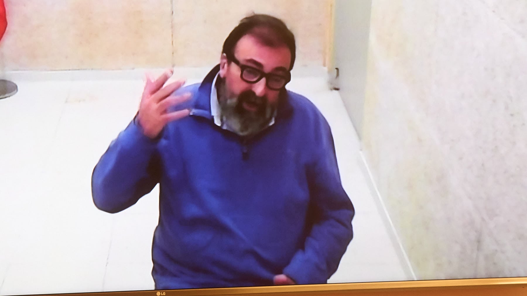 Comisi&oacute;n de investigaci&oacute;n sobre licitaci&oacute;n y adjudicaci&oacute;n de obras p&uacute;blicas del Gobierno de Navarra con la comparecencia de Koldo Garc&iacute;a por videoconferencia desde la prisi&oacute;n de Soto del Real. I&Ntilde;IGO ALZUGARAY