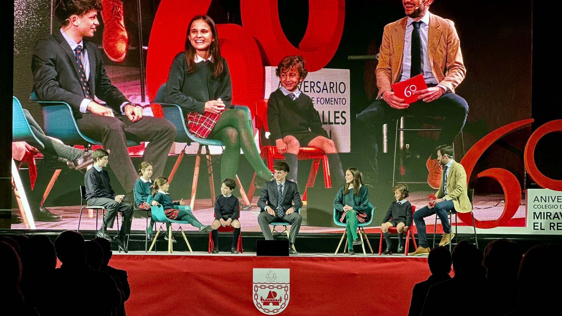 El colegio Miravalles-El Redín celebra su 60 aniversario con un evento multitudinario.