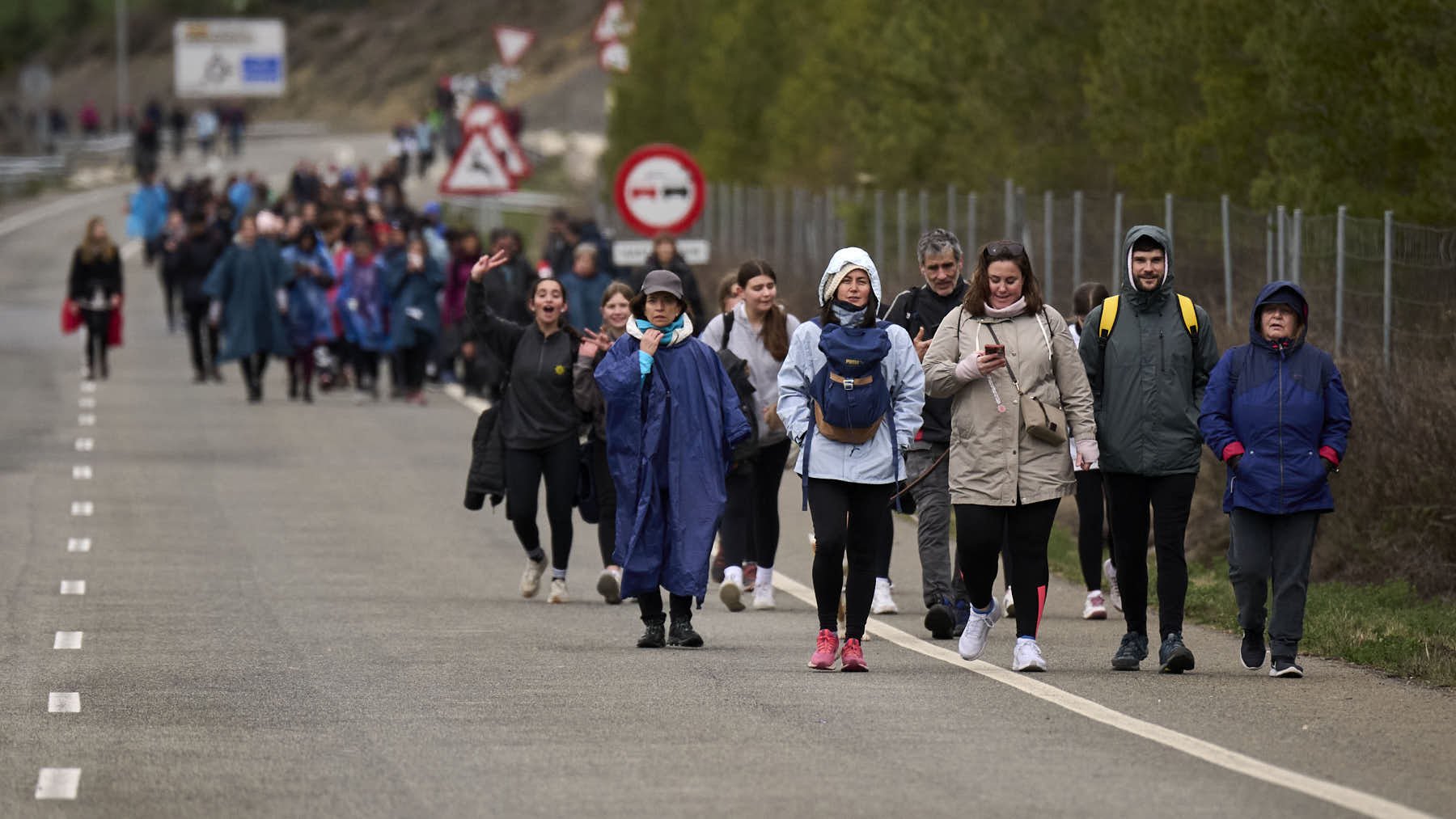 14.800 personas desafiando el frío y la lluvia en Navarra: así se ha cerrado en Javier una jornada clave