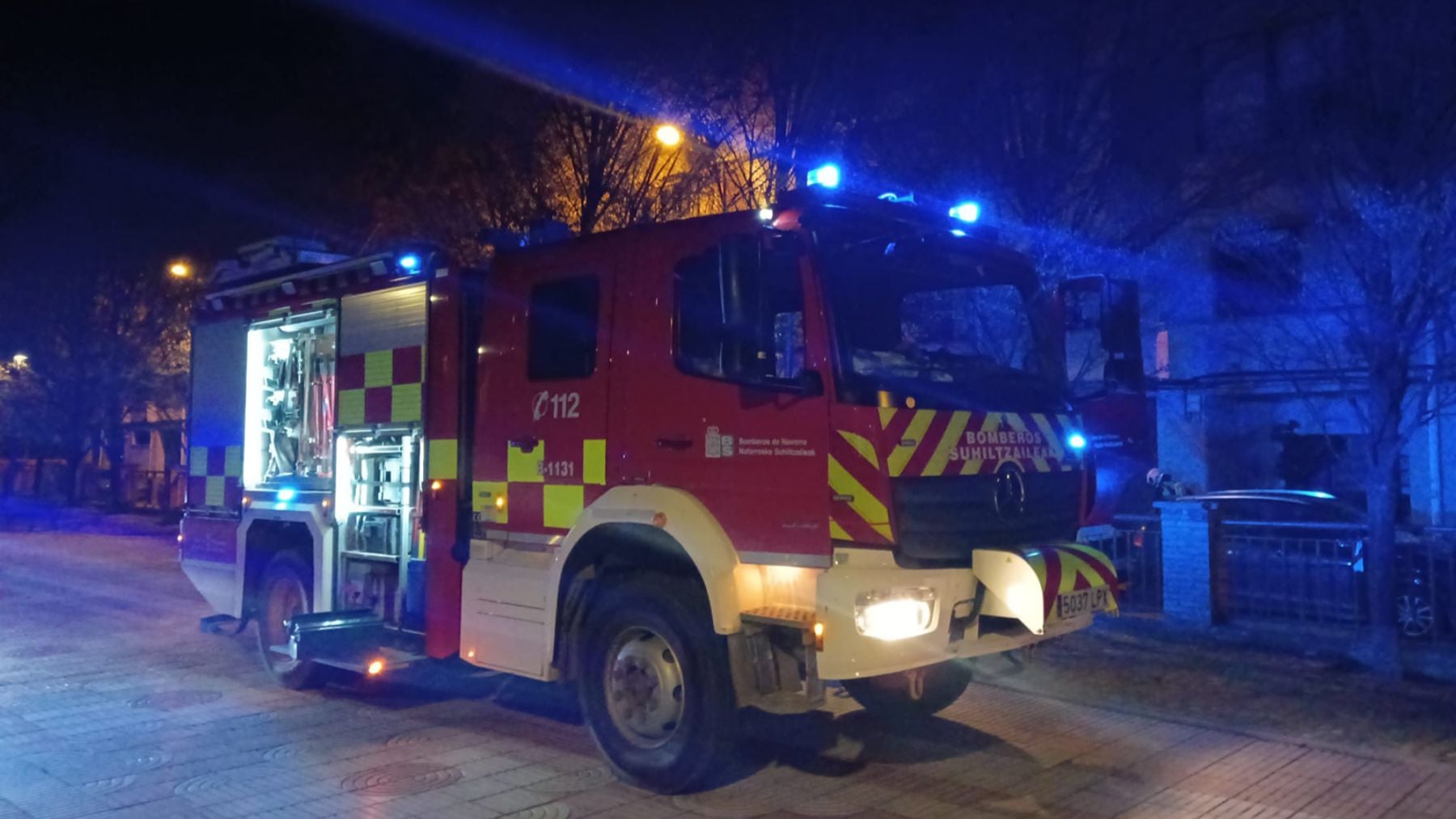 Incendio en la cocina de una vivienda de un pueblo de Navarra: movilizados varios servicios de emergencia