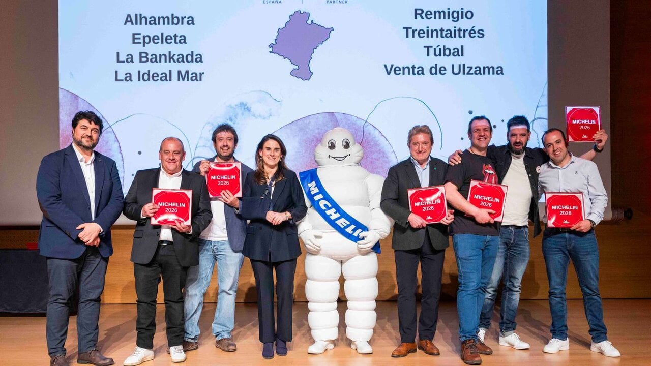 Ocho restaurantes de Navarra reciben la placa que los acredita como recomendados por la Guía Michelin