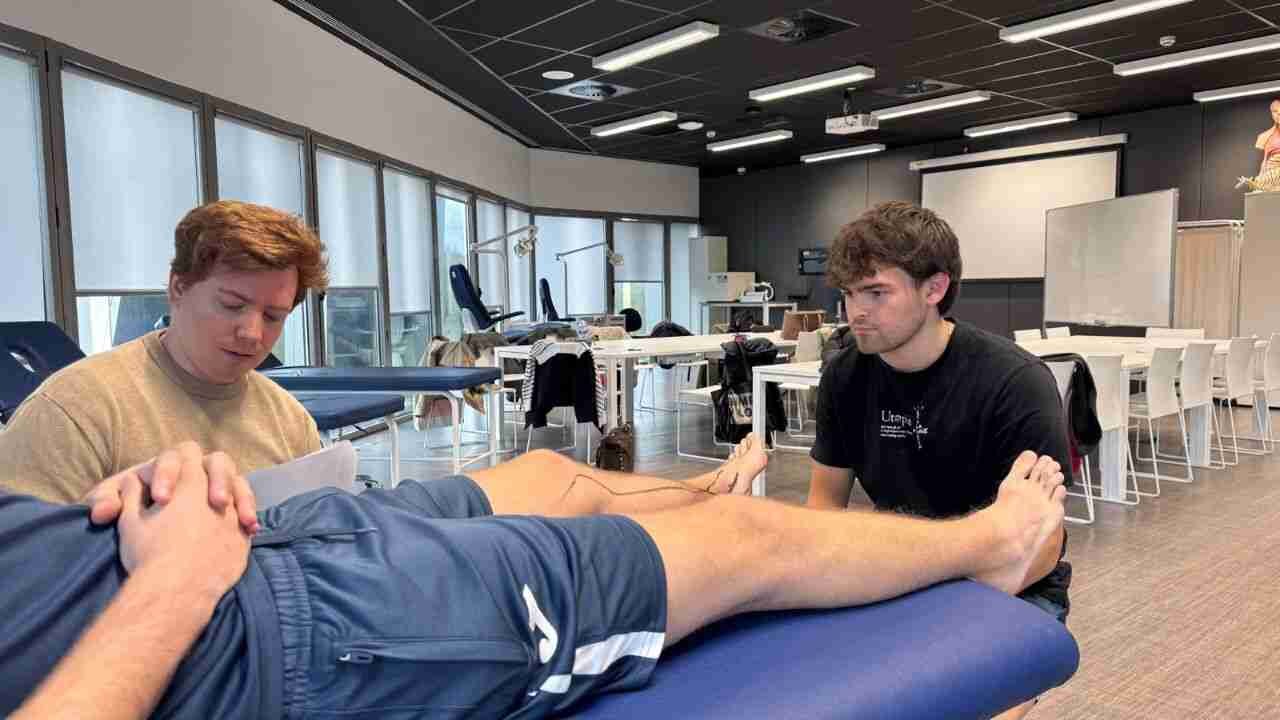 Alumnos del grado en Podología. EUNEIZ