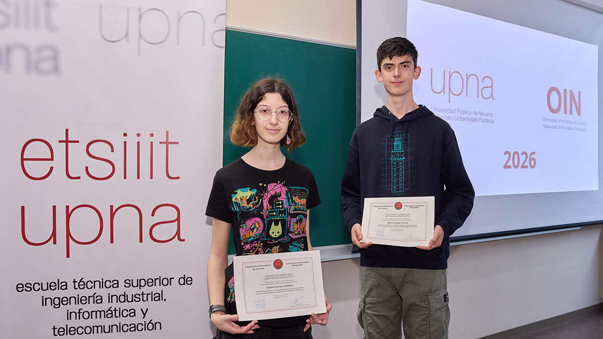 Ariadna, la alumna navarra que ha vuelto a ganar la Olimpiada Informática con retos de programación