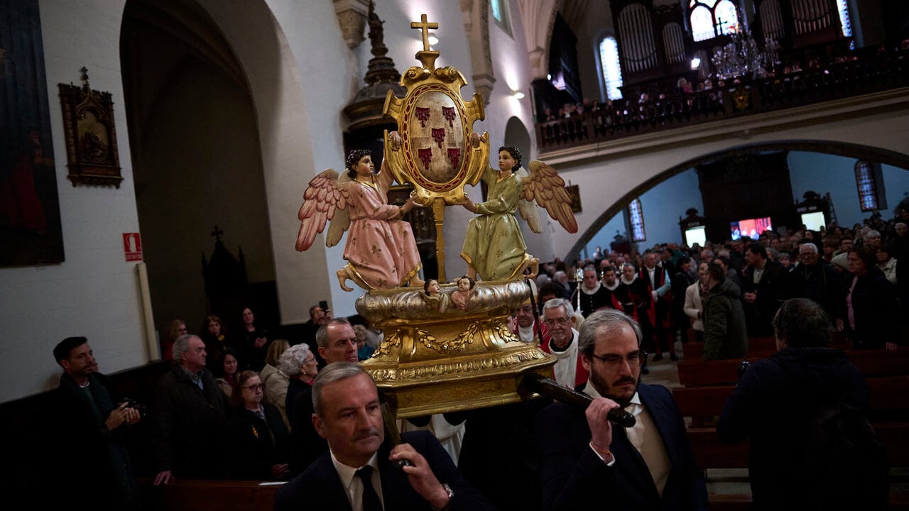 Renovaci&oacute;n del Voto de las Cinco Llagas por parte de la Coporaci&oacute;n Municipal de Pamplona. PABLO LASAOSA