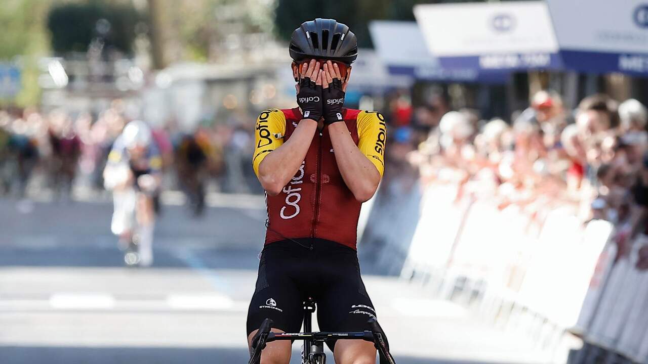 Exhibición del español Ion Izaguirre que gana su tercer Gran Premio Miguel Induráin en Estella