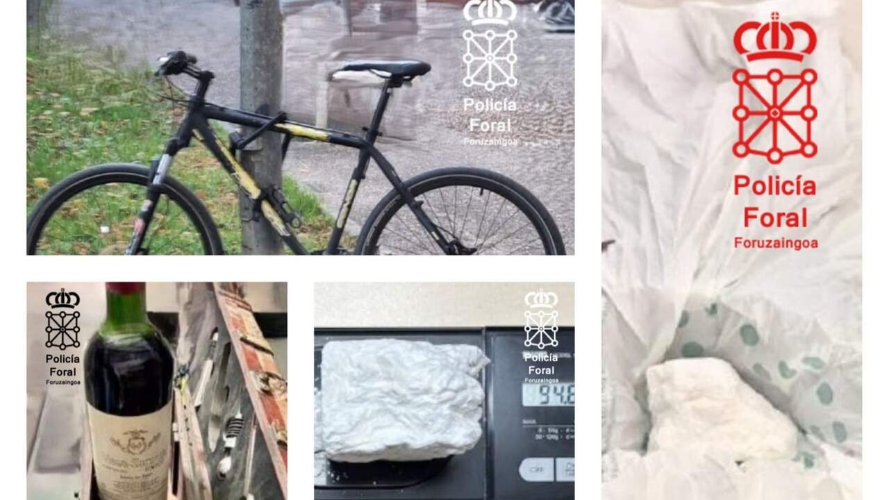 Policía Foral sigue a un sospechoso por Pamplona y acaba destapando una red de droga: dos personas detenidas