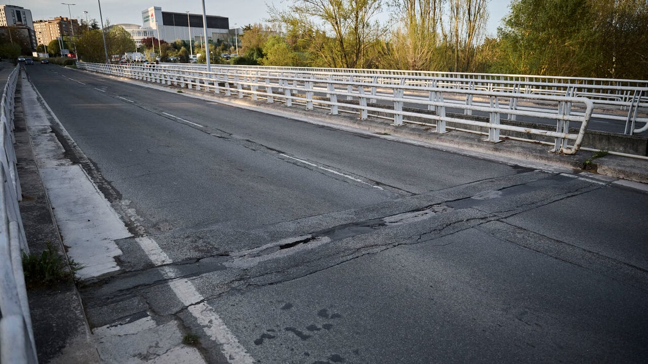 Avenida Navarra entre San Juan y San Jorge. PABLO LASAOSA
