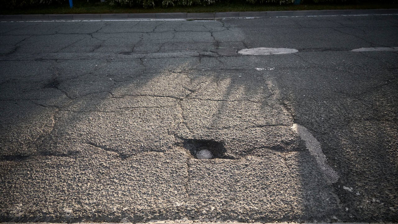 Avenida Navarra entre San Juan y San Jorge. PABLO LASAOSA